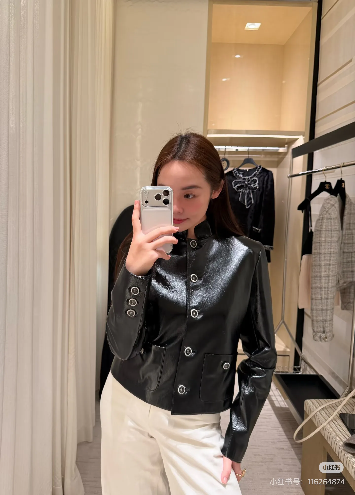 Women's Leather Jackets And Sheepskin Coats CHANEL 17918941