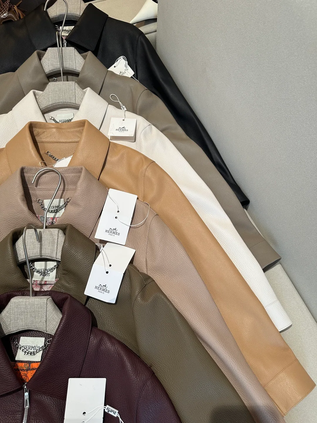 Women's Leather Jackets And Sheepskin Coats HERMES 18312605