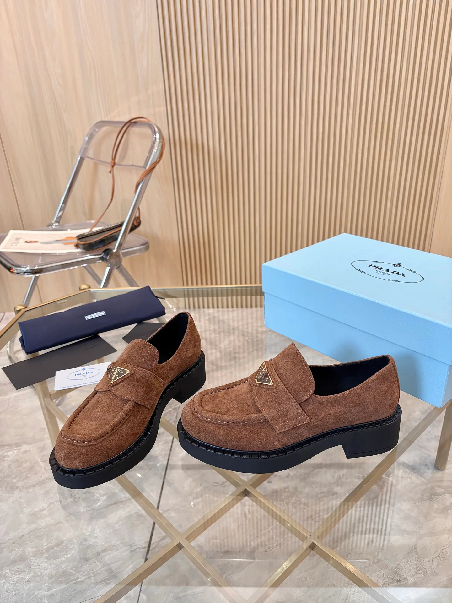 Women's Loafers And Moccasins PRADA 17524787
