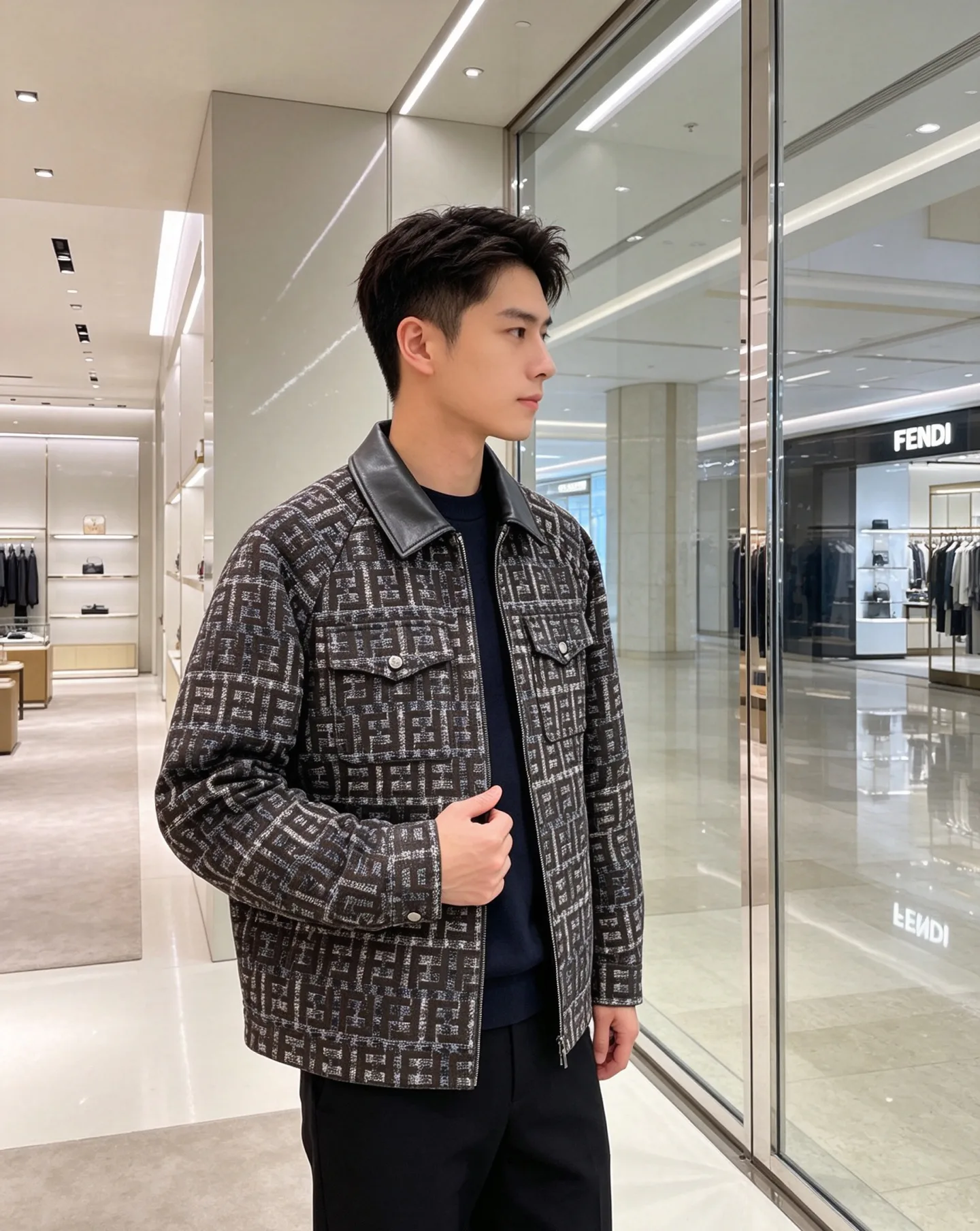 Куртки И Пуховики Мужские Fendi 18609373