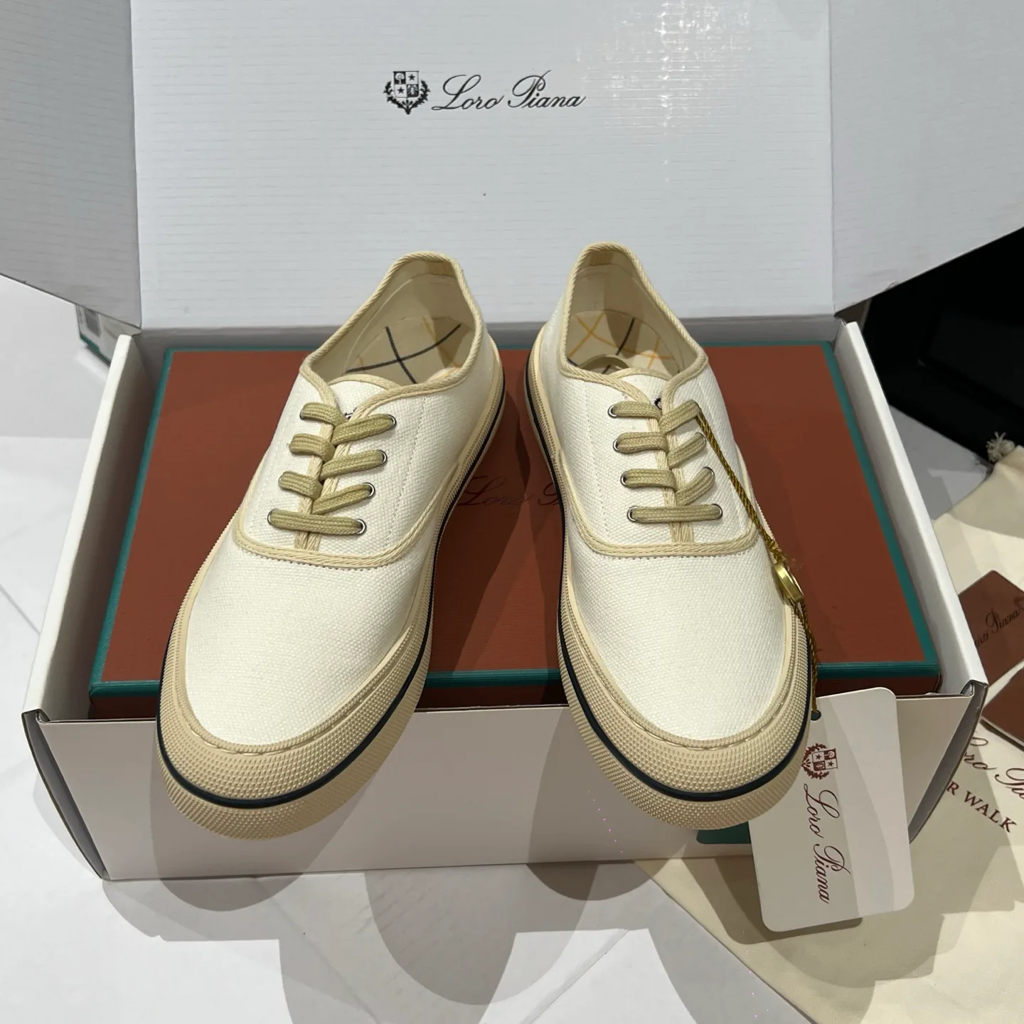 Women's Canvas Shoes LORO PIANA 17415041