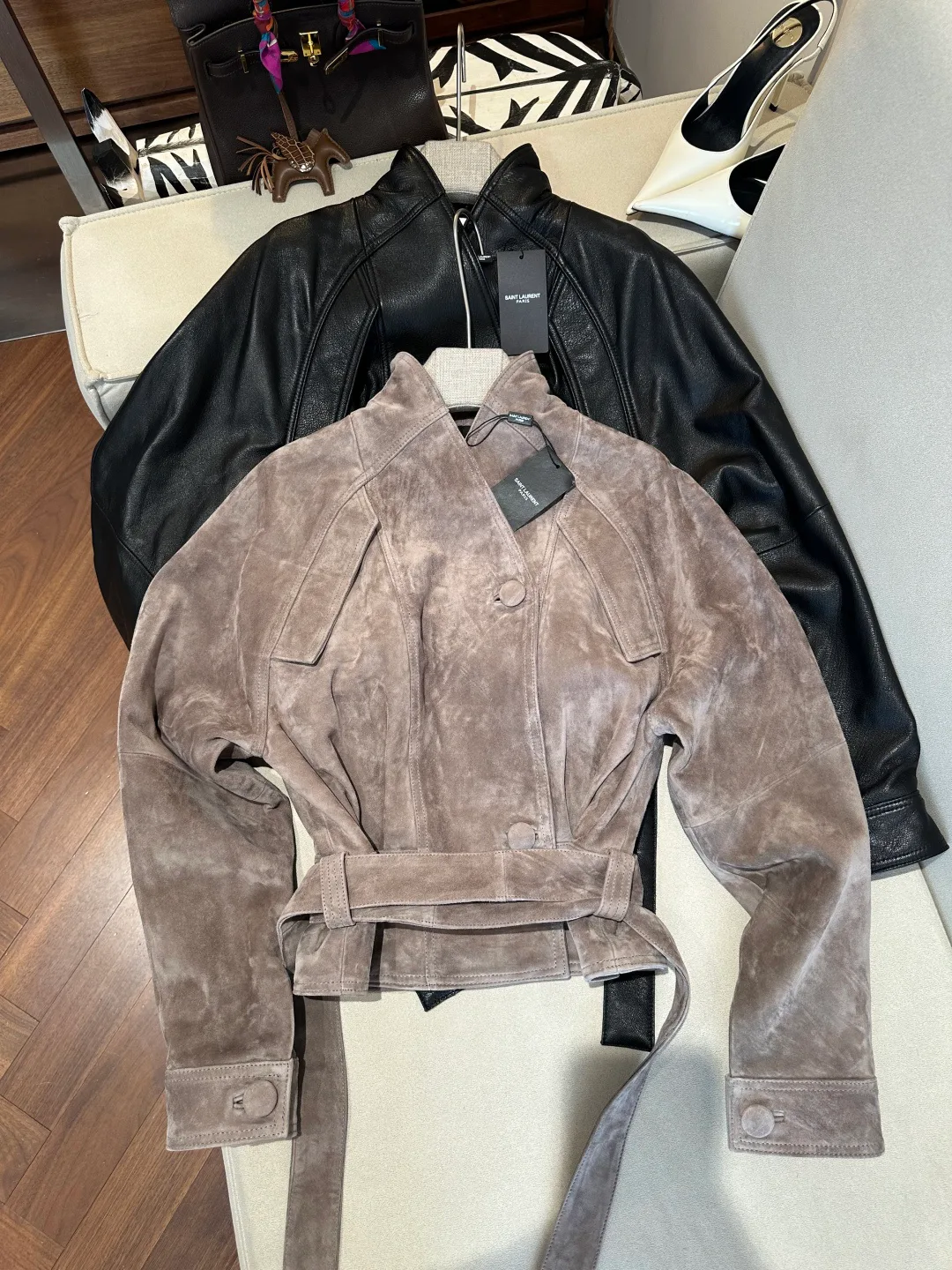 Women's Leather Jackets And Sheepskin Coats SAINT LAURENT 18040798