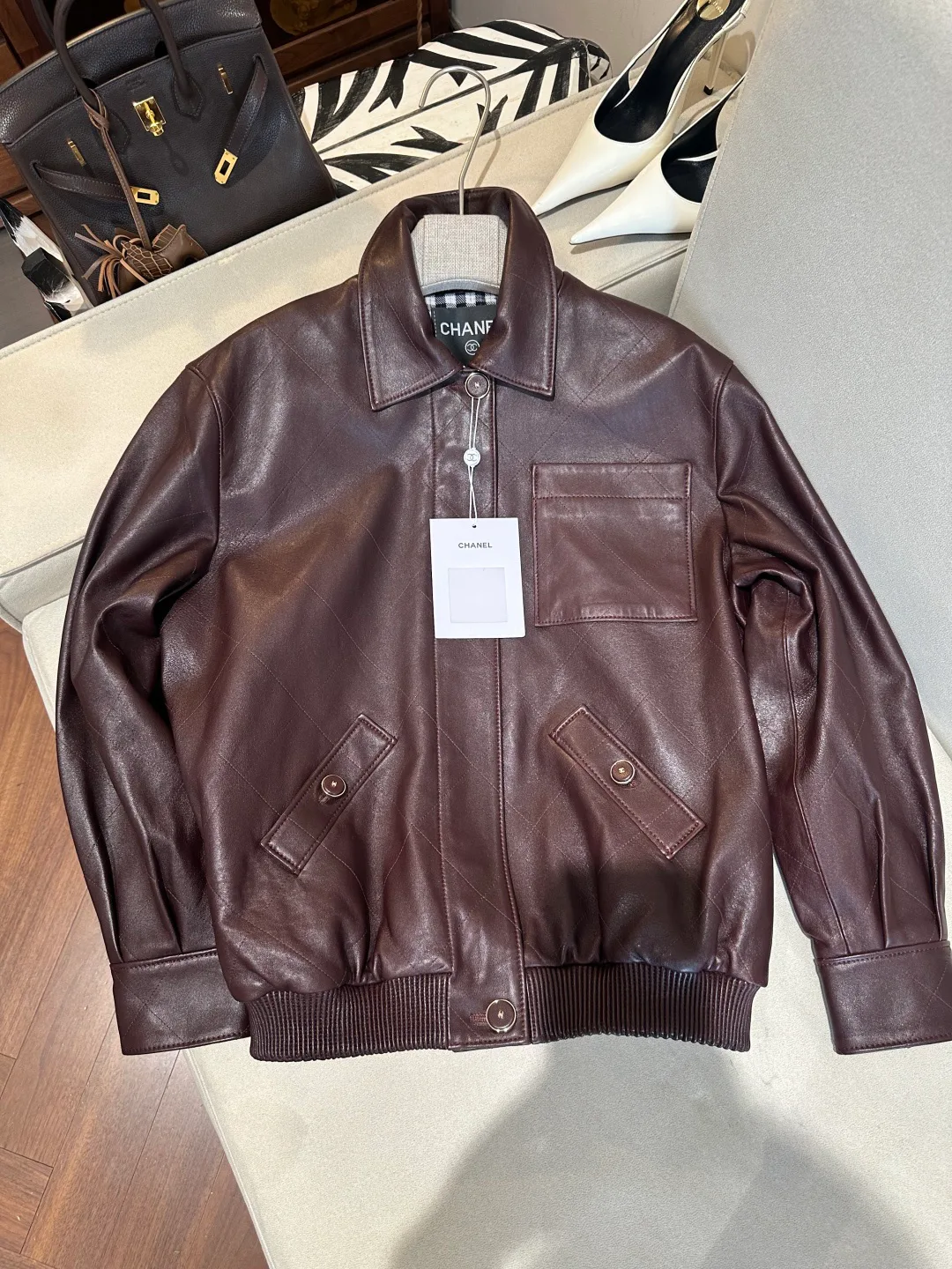 Women's Leather Jackets And Sheepskin Coats CHANEL 17088856