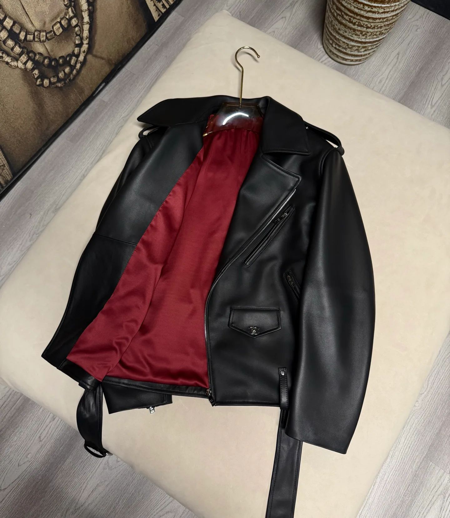 Women's Leather Jackets And Sheepskin Coats CHANEL 18358903