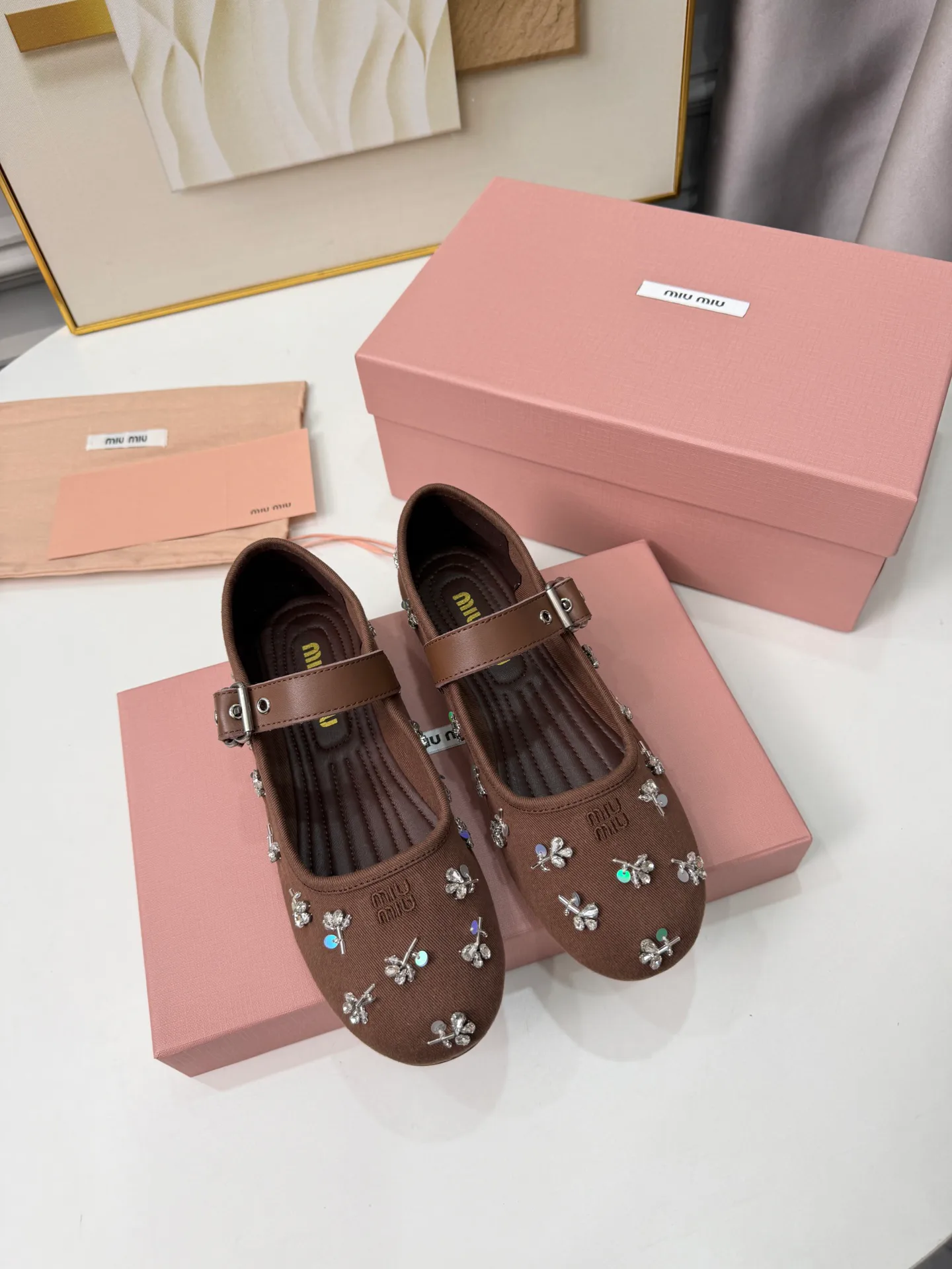 Women's Ballet Flats MIU MIU 17835686