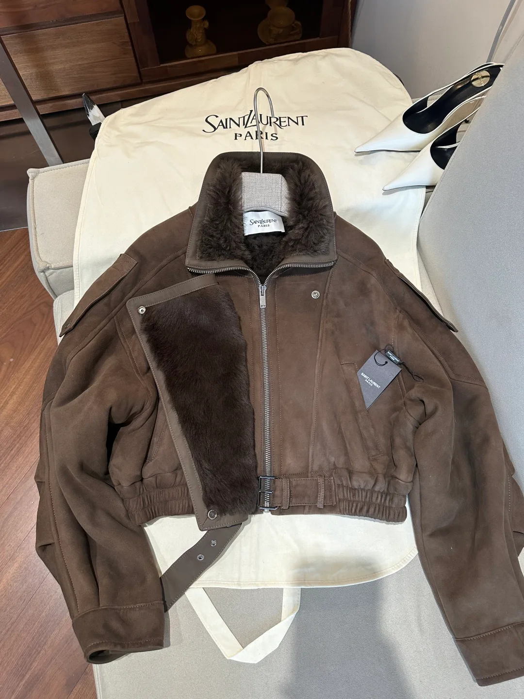 Women's Leather Jackets And Sheepskin Coats SAINT LAURENT 18040652