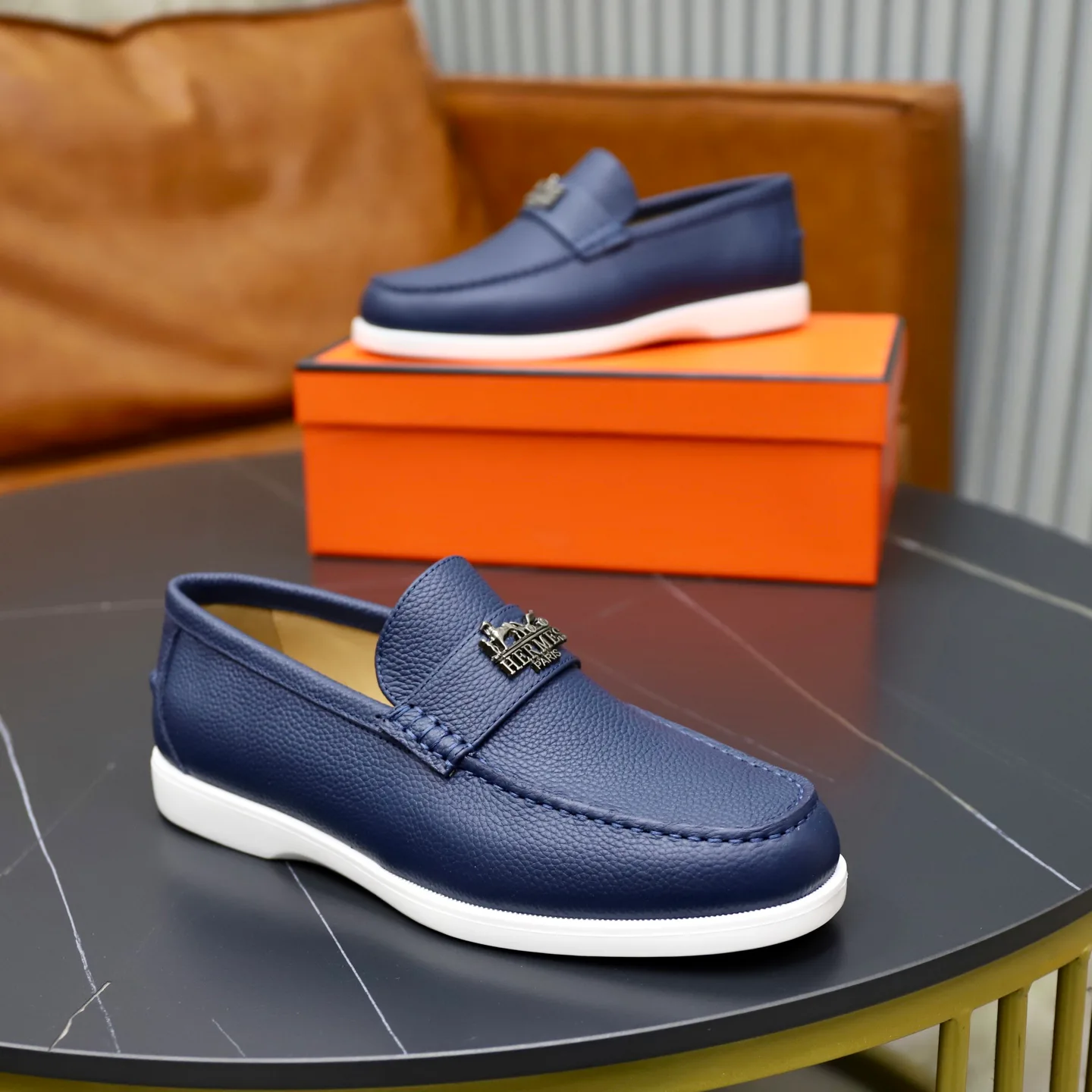 Men's Loafers And Dress Shoes HERMES 17911031