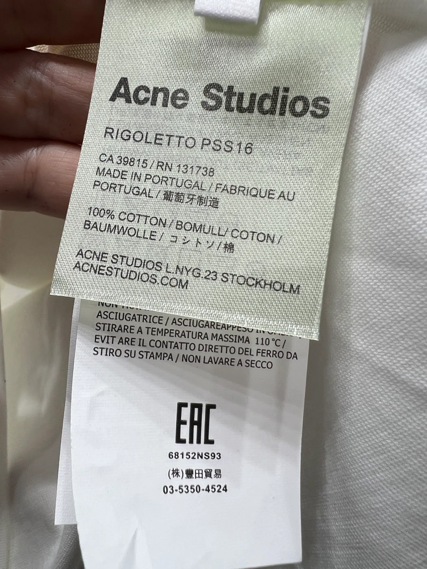 Men's T-Shirts ACNE STUDIOS 17831956