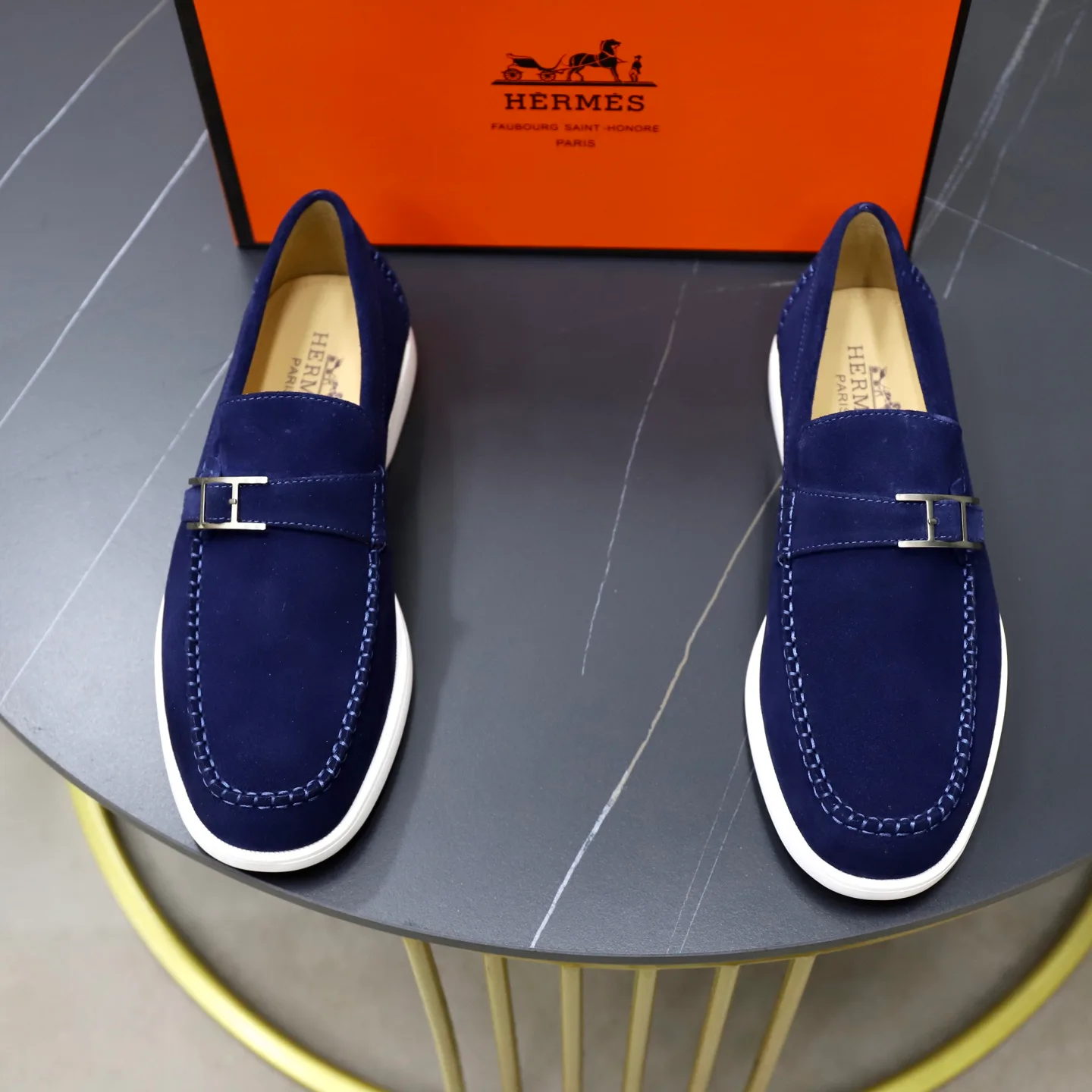 Men's Loafers And Dress Shoes HERMES 17911016