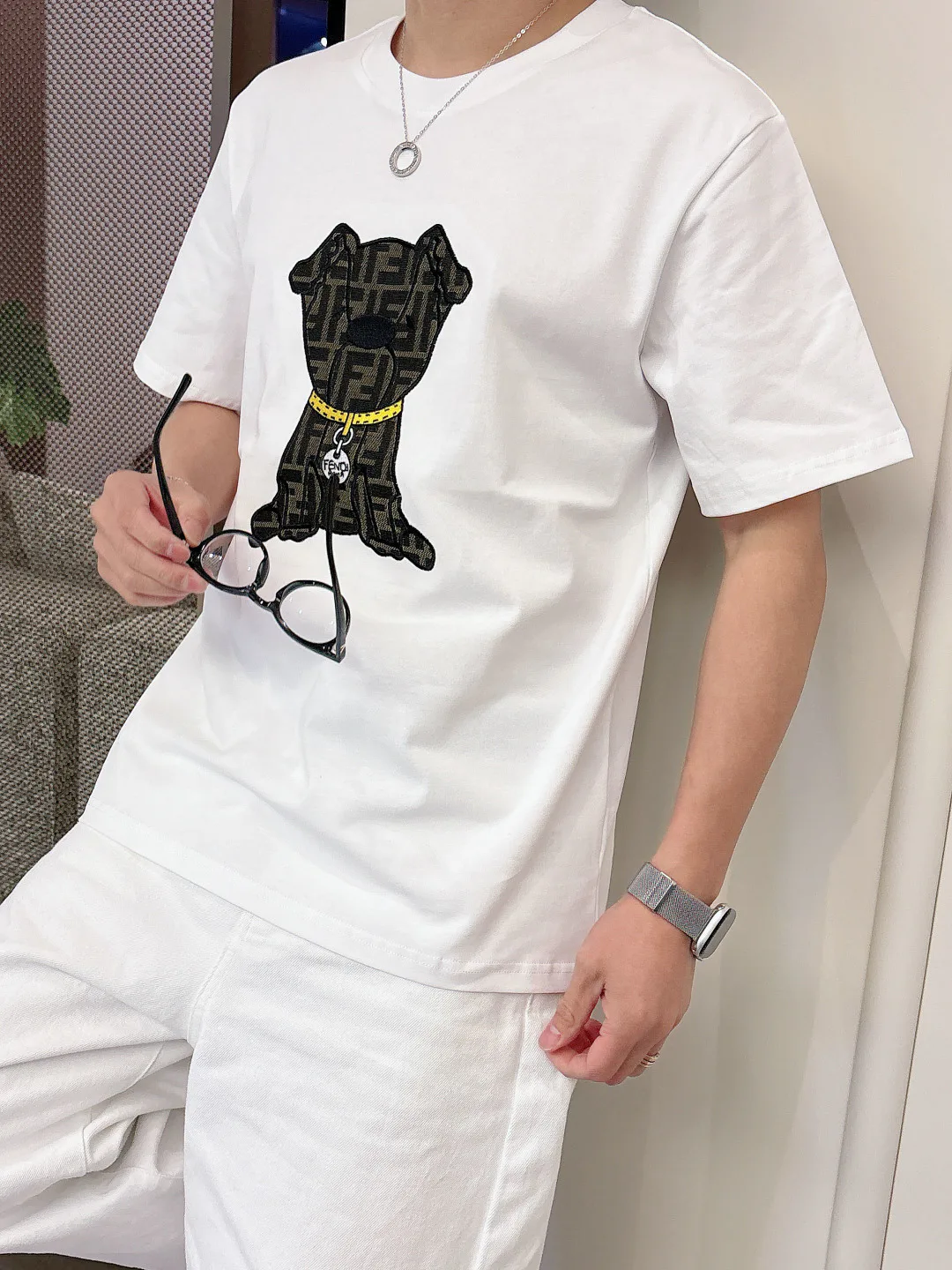 Men's T-Shirts FENDI 17349058