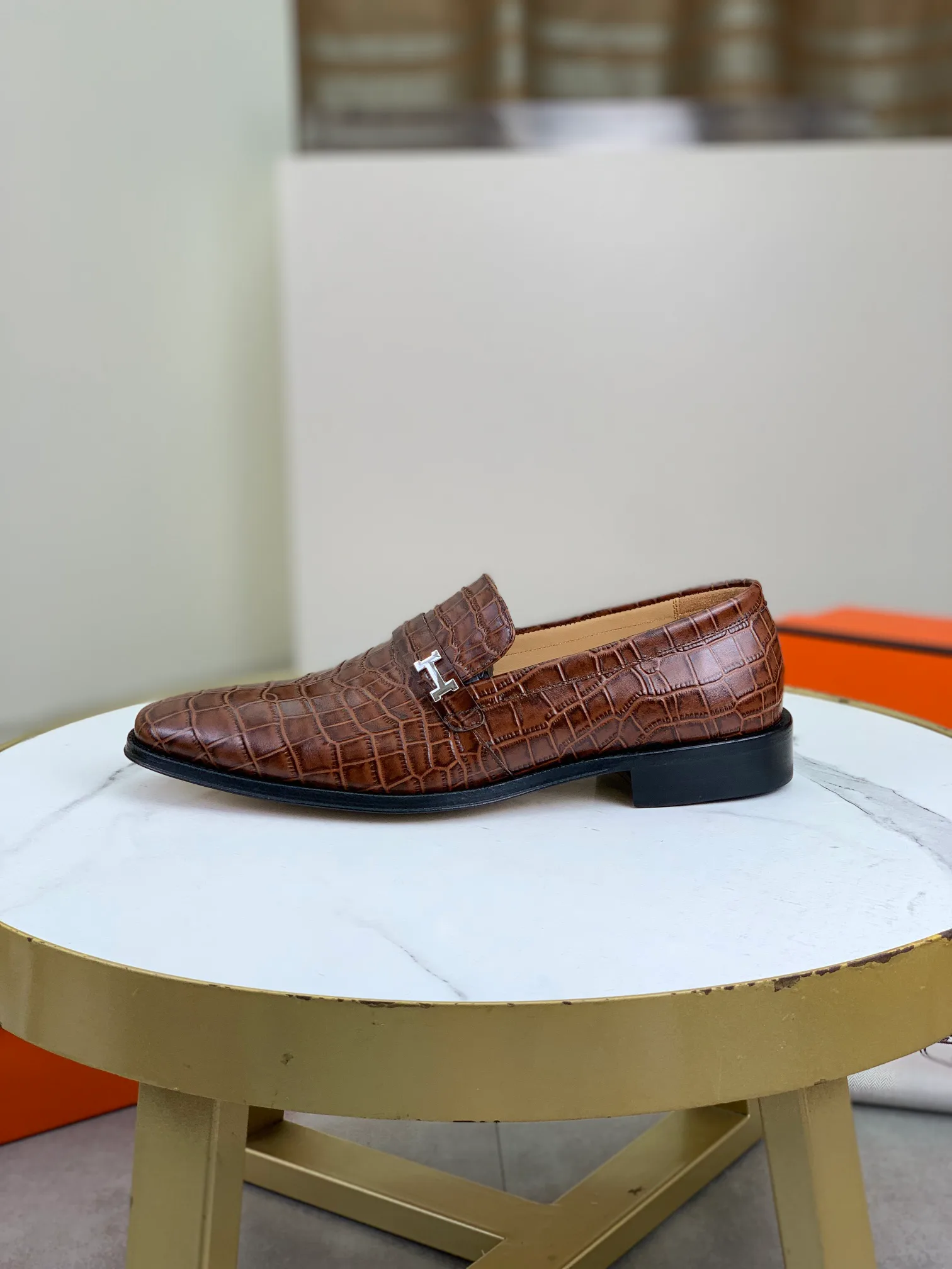 Men's Loafers And Dress Shoes HERMES 17745667