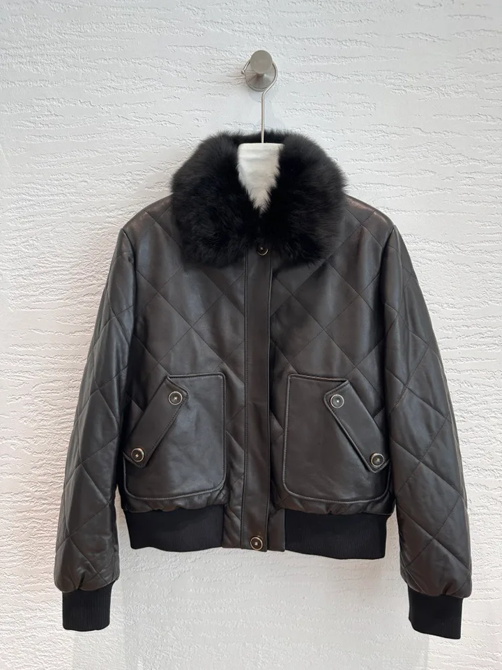 Women's Leather Jackets And Sheepskin Coats CHANEL 18417964