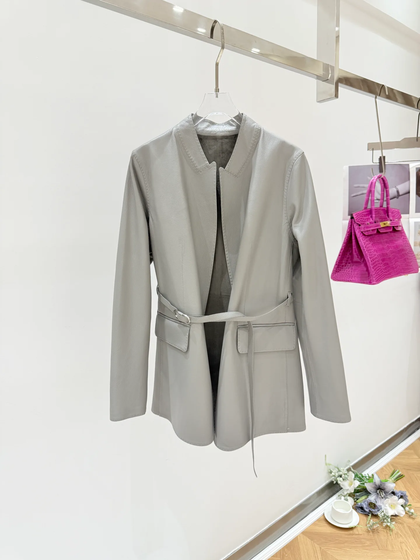 Women's Leather Jackets And Sheepskin Coats HERMES 18395964
