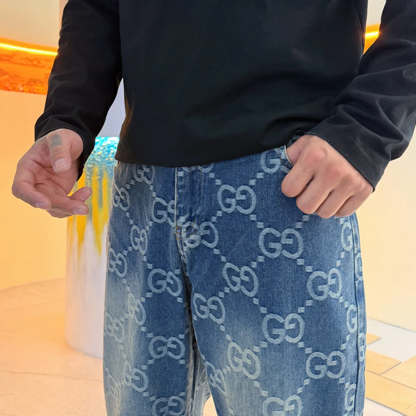 Men's Jeans GUCCI 18499634