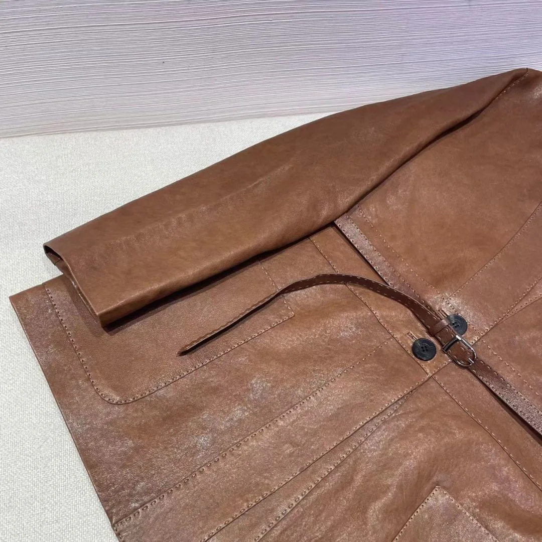 Women's Leather Jackets And Sheepskin Coats HERMES 17998948
