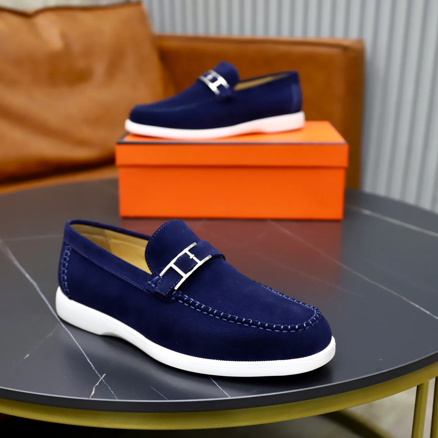 Men's Loafers And Dress Shoes HERMES 17911016