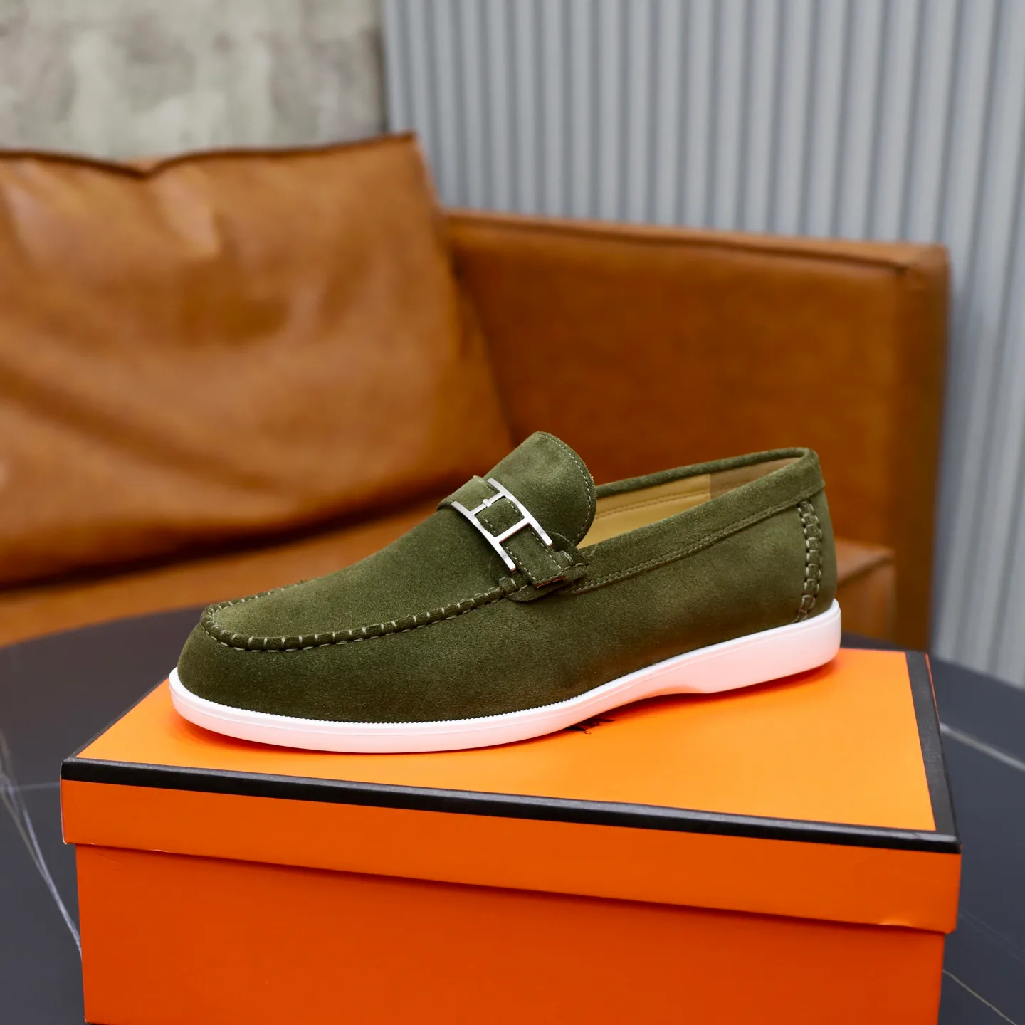 Men's Loafers And Dress Shoes HERMES 17911017