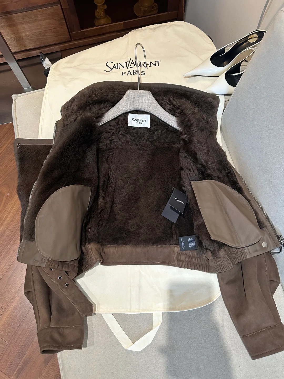 Women's Leather Jackets And Sheepskin Coats SAINT LAURENT 18040652