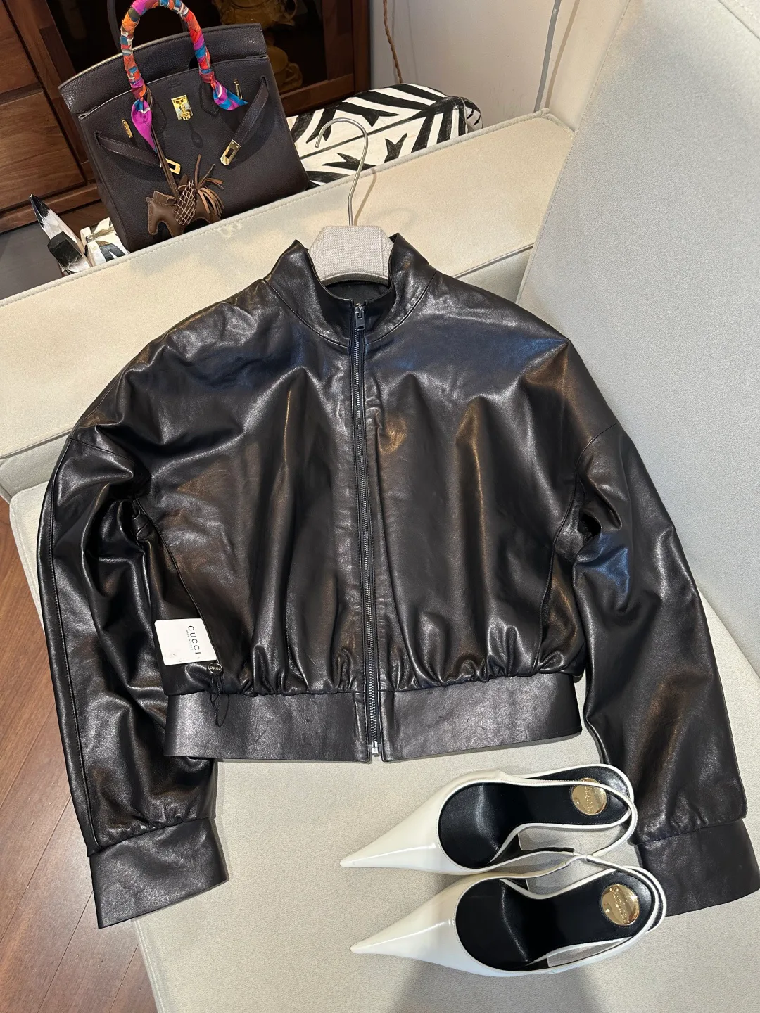Women's Leather Jackets And Sheepskin Coats GUCCI 17088787