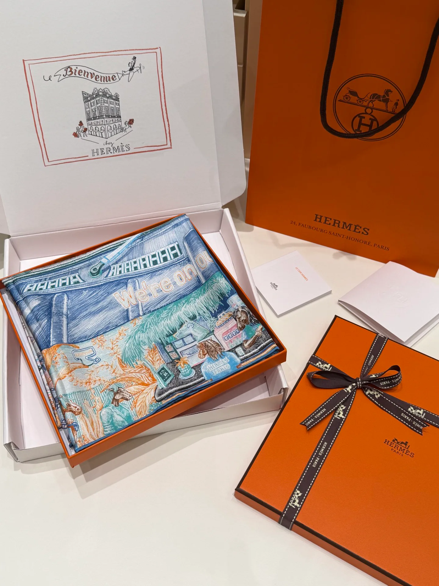 Silk Scarves HERMES 17435907