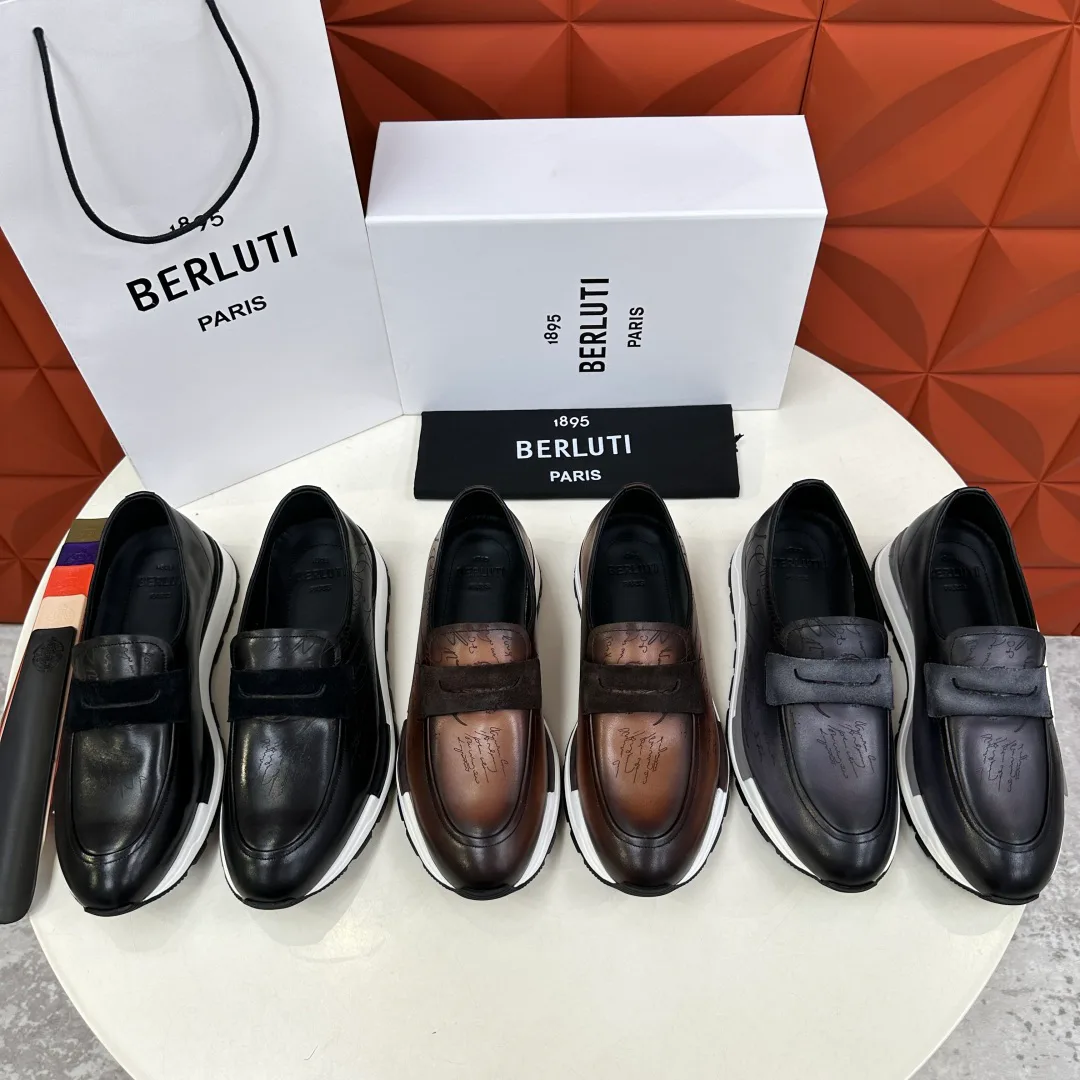 Men's Loafers And Dress Shoes BERLUTI 18000844