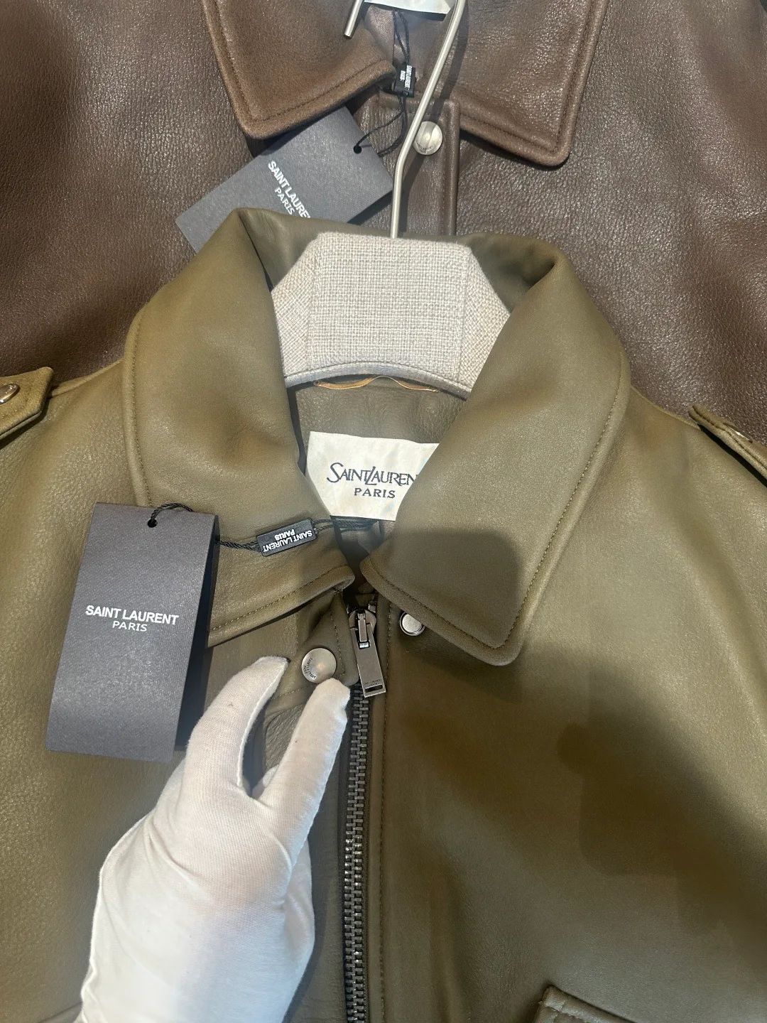 Women's Leather Jackets And Sheepskin Coats SAINT LAURENT 17766373