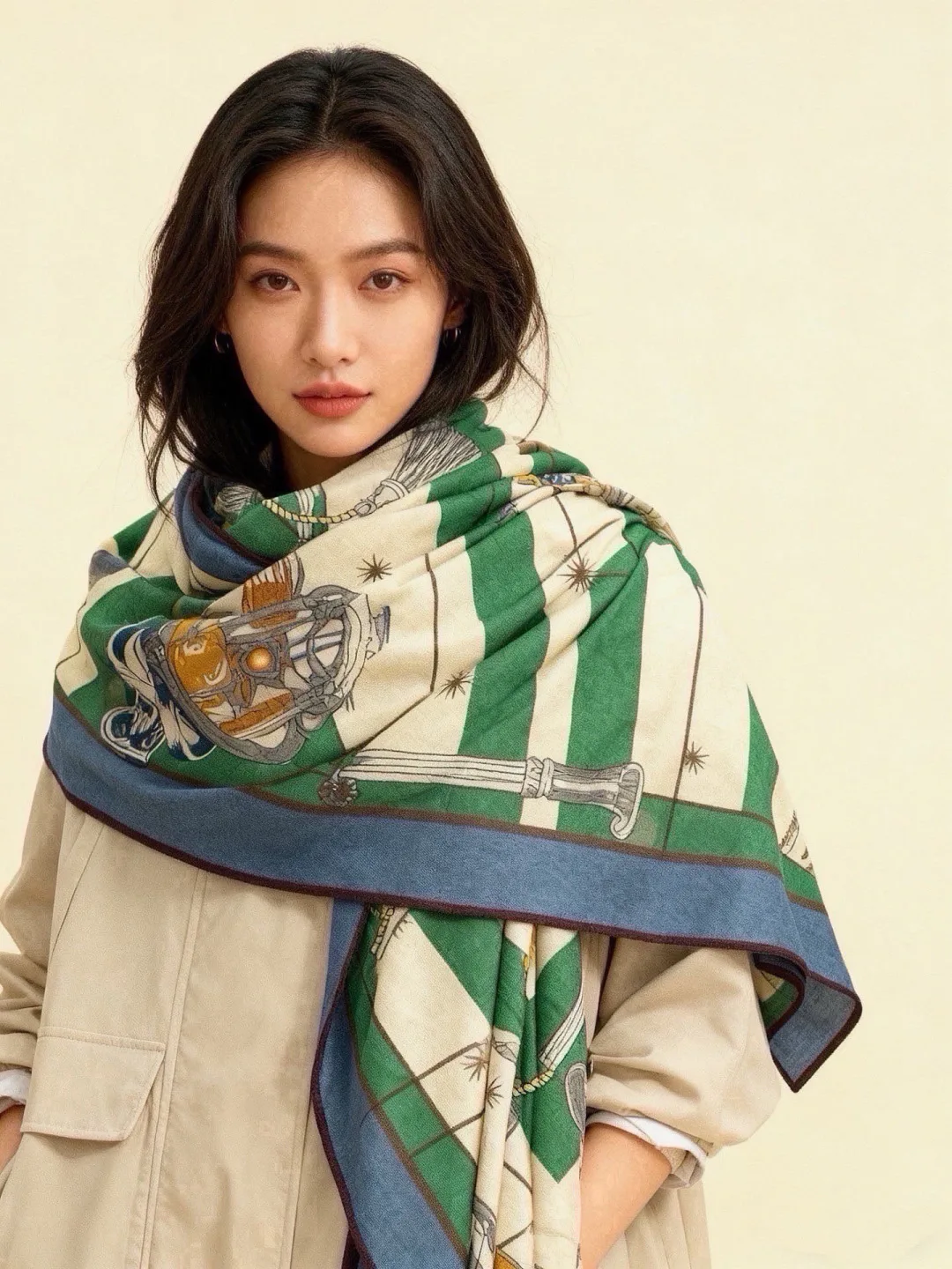 Silk Scarves HERMES 18222545