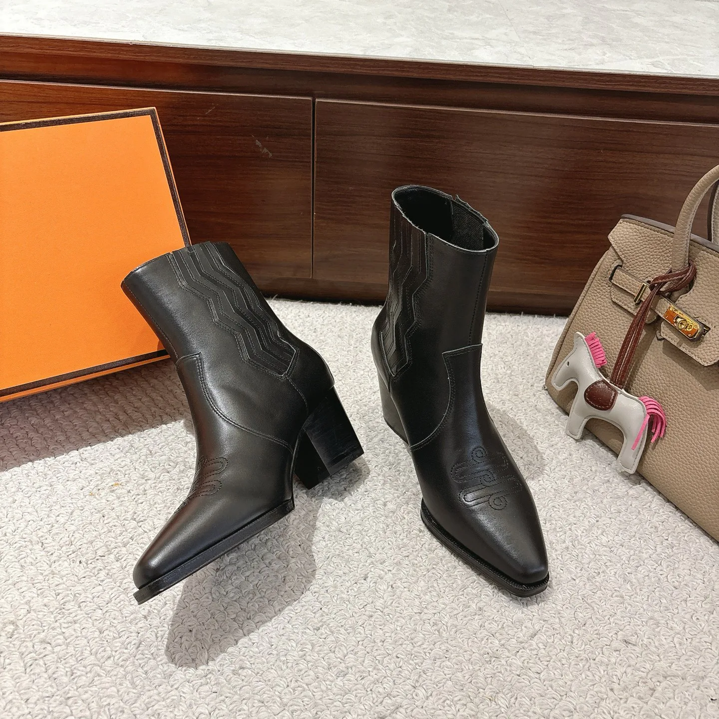 Women's Booties HERMES 18139007