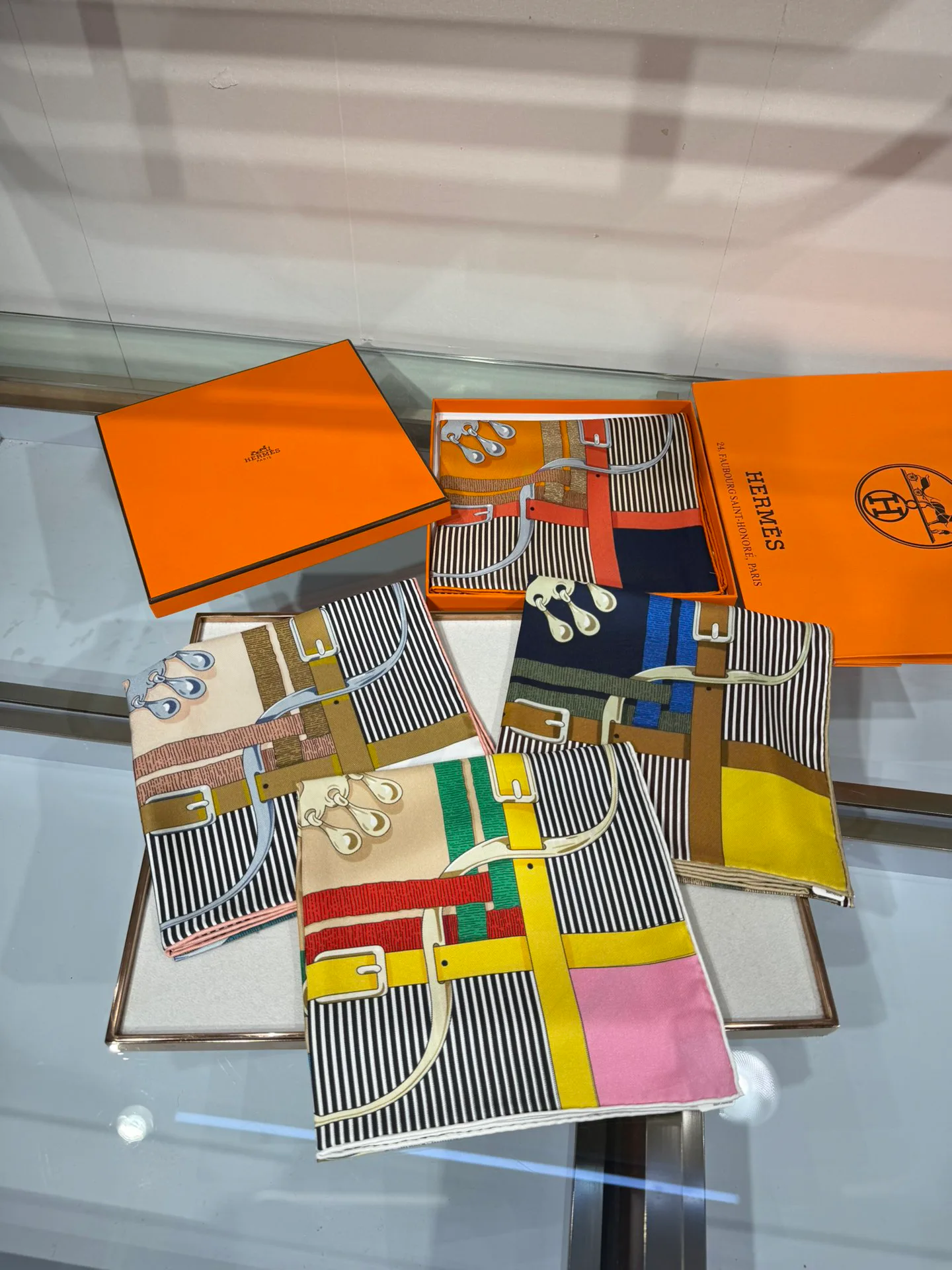 Silk Scarves HERMES 17543249