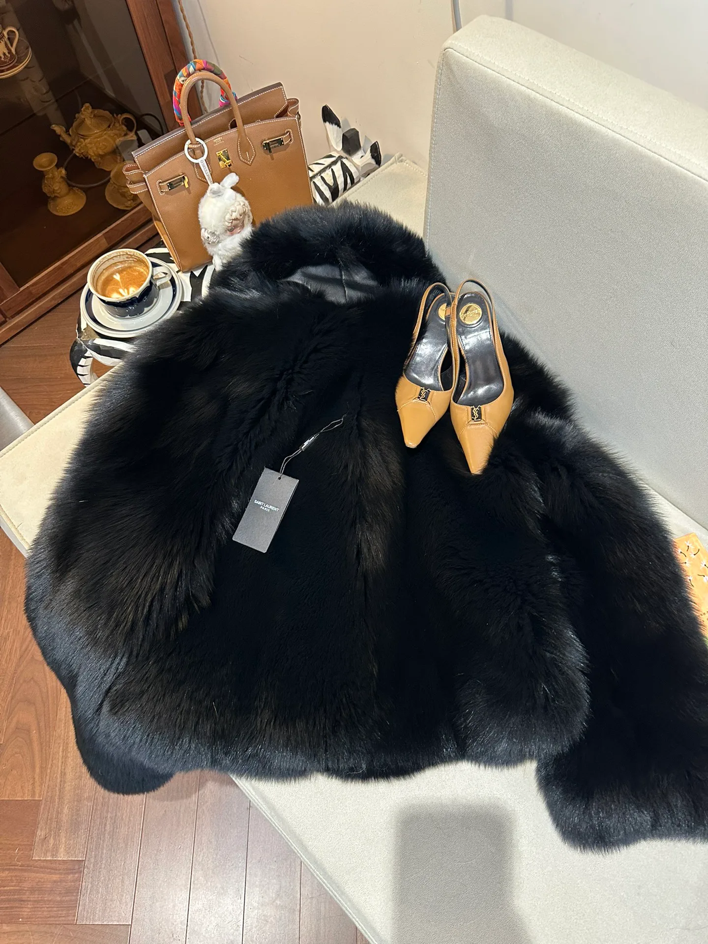 Women's Fur Coats SAINT LAURENT 18040754