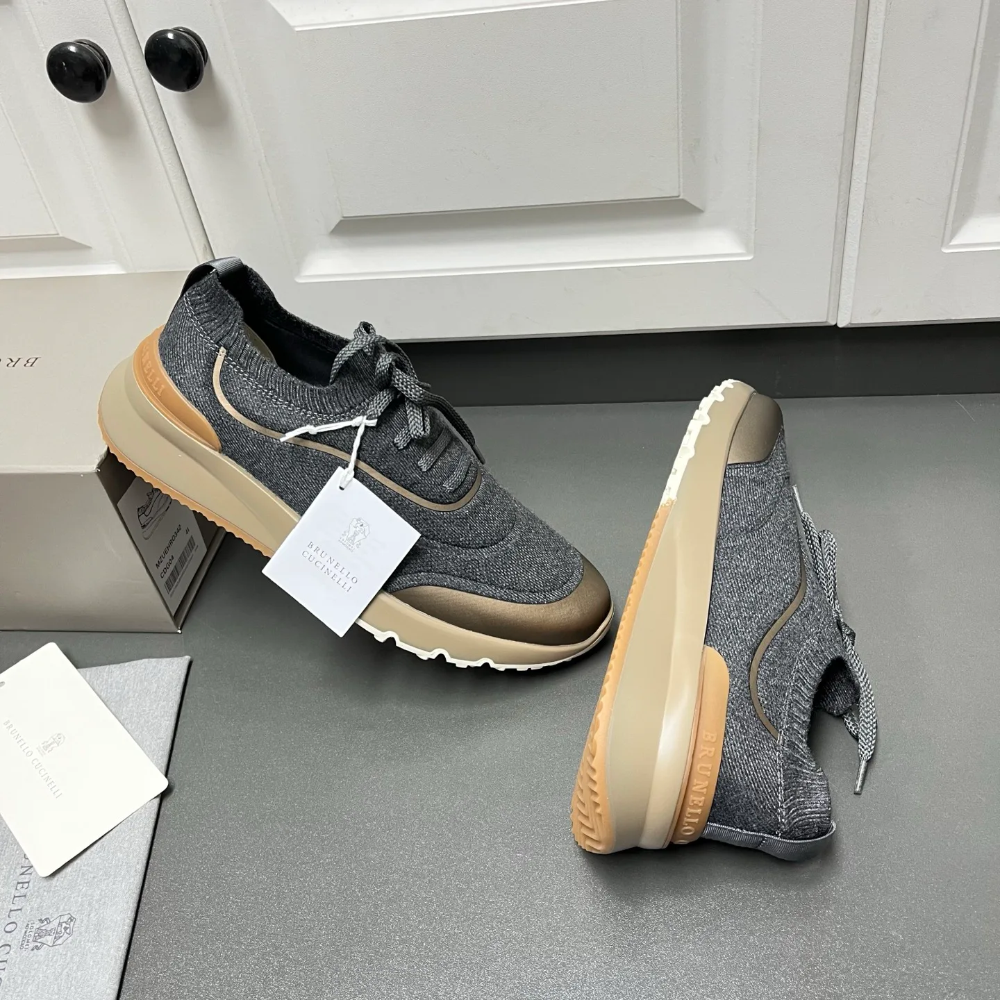Кроссовки Мужские Brunello Cucinelli 18633752