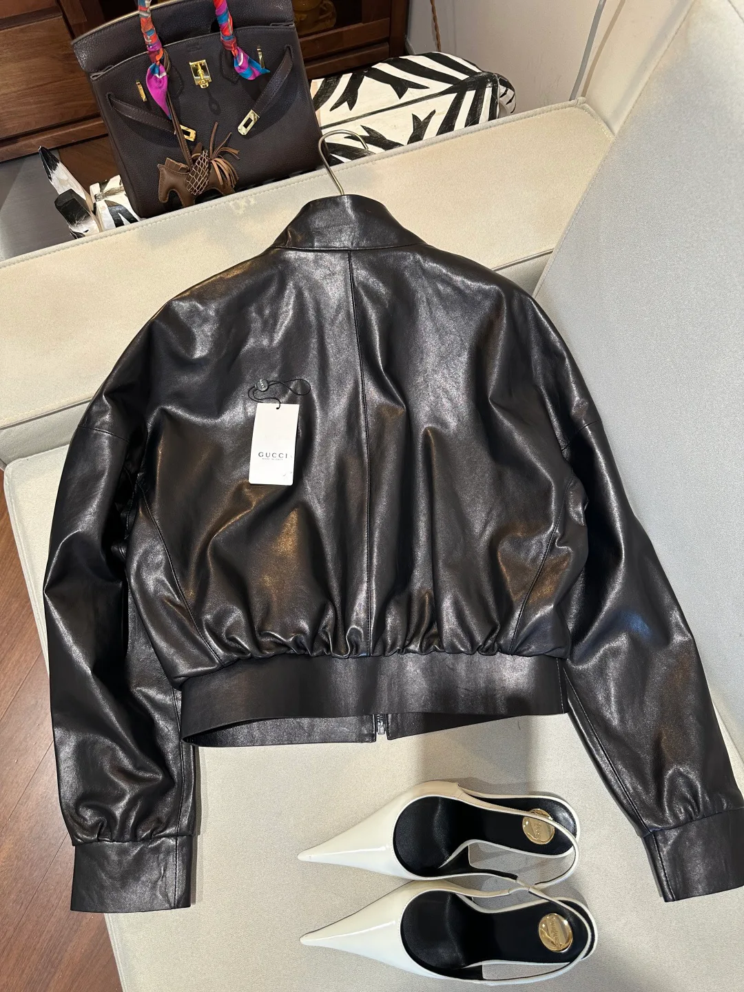 Women's Leather Jackets And Sheepskin Coats GUCCI 17088787