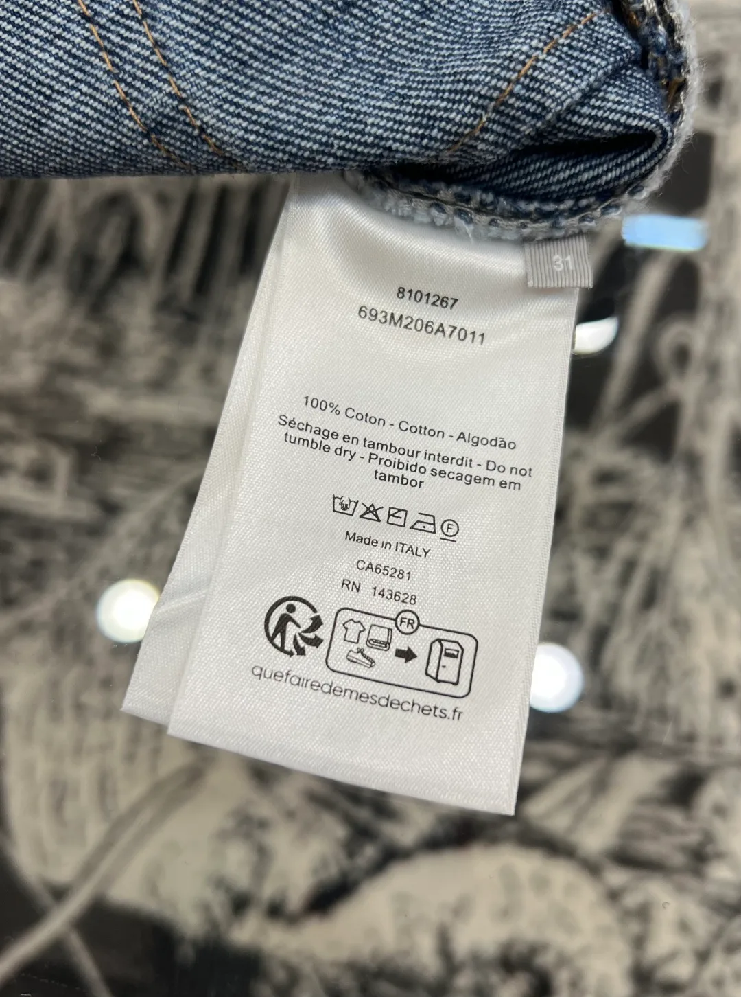 Men's Jeans CHRISTIAN DIOR 18360006
