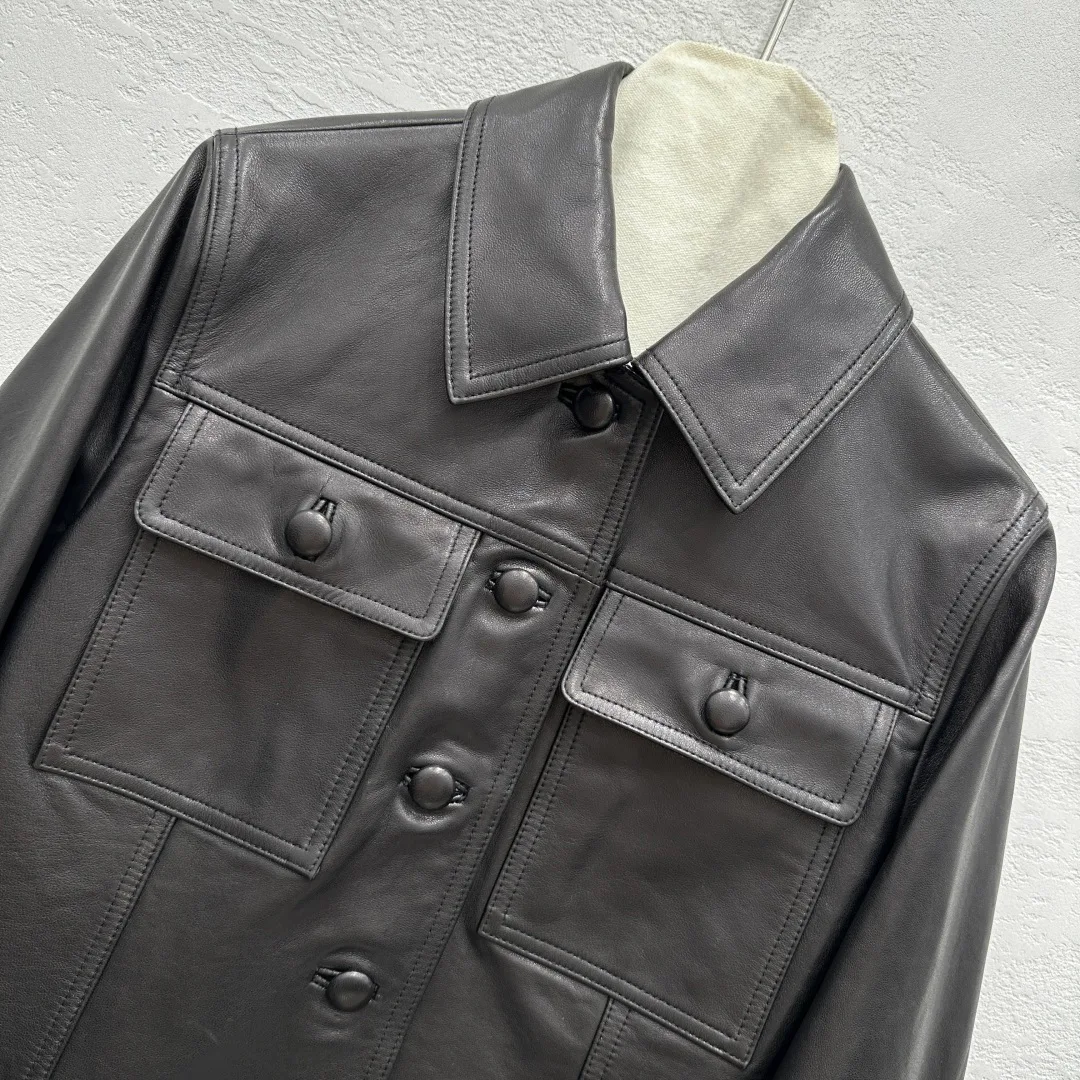 Women's Leather Jackets And Sheepskin Coats SAINT LAURENT 18090068