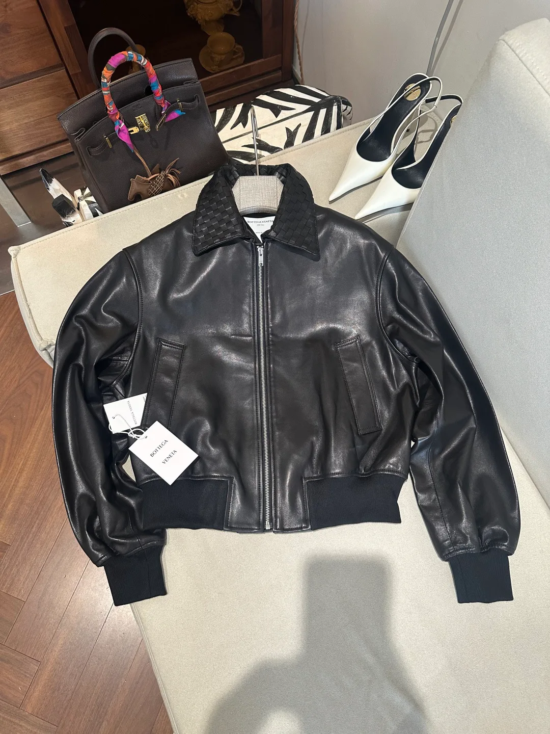 Women's Leather Jackets And Sheepskin Coats BOTTEGA VENETA 17934097