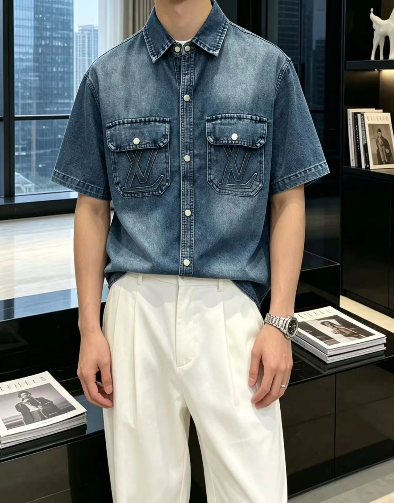 Men's Shirts LOUIS VUITTON 17343756