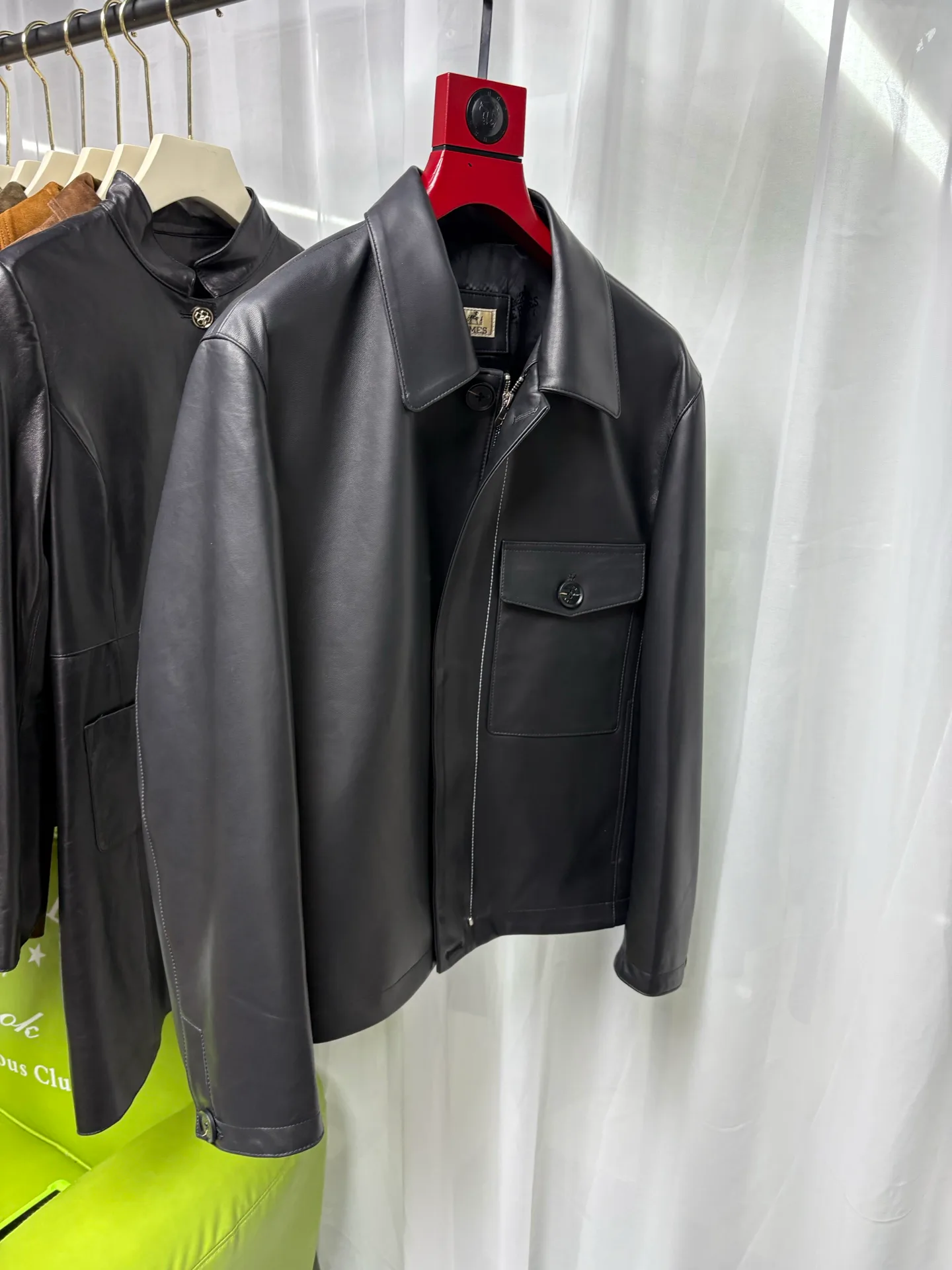 Men's Leather Jackets And Sheepskin Coats HERMES 17794352