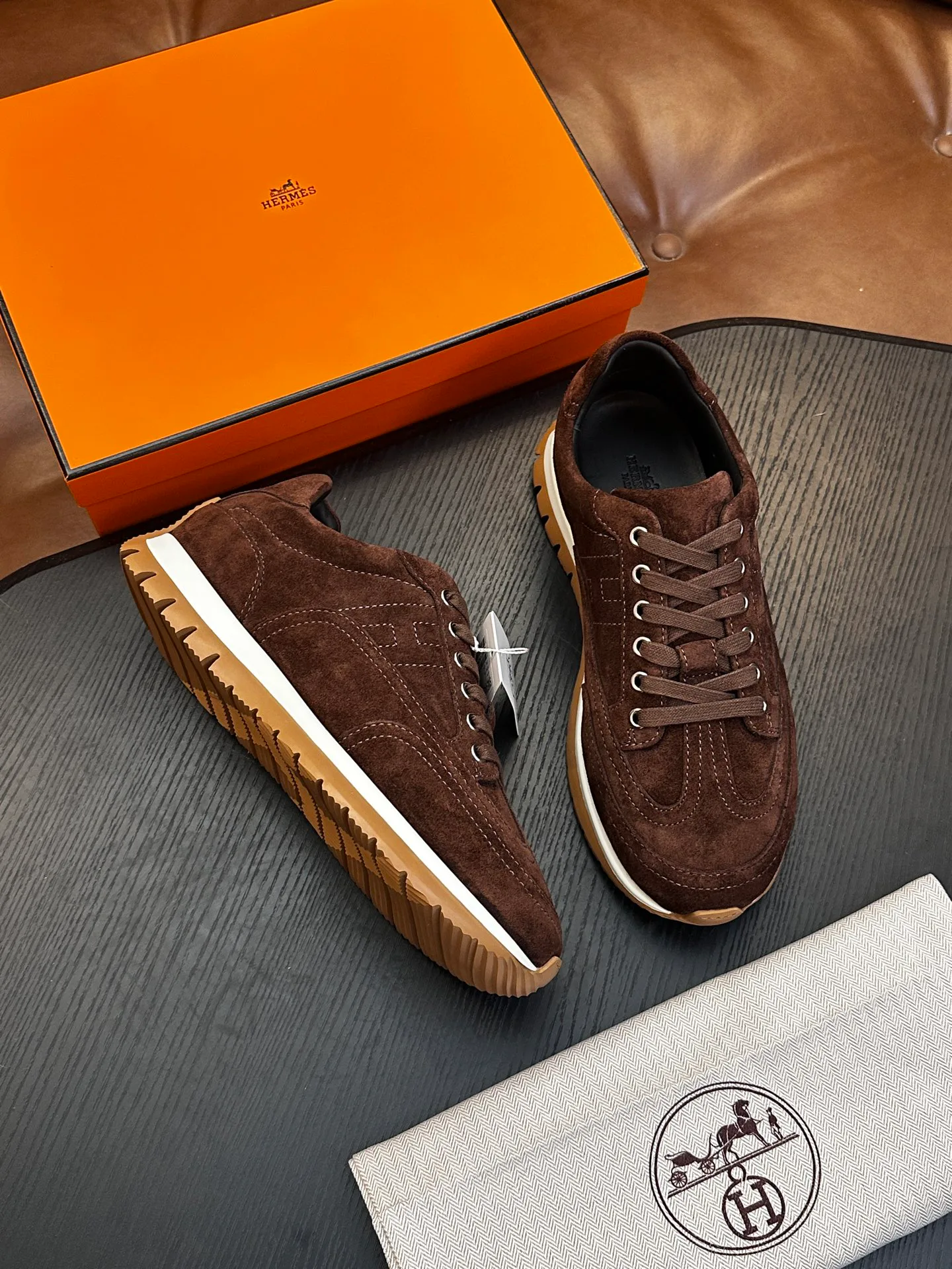 Men's Sneakers HERMES 17733047
