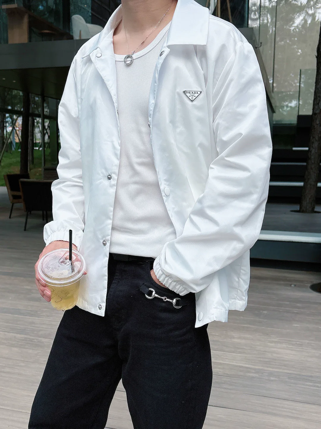 Men's Jackets And Down Jackets PRADA 18097594