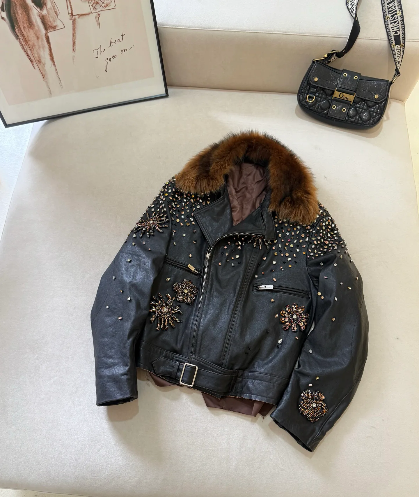 Women's Leather Jackets And Sheepskin Coats MIU MIU 18151046