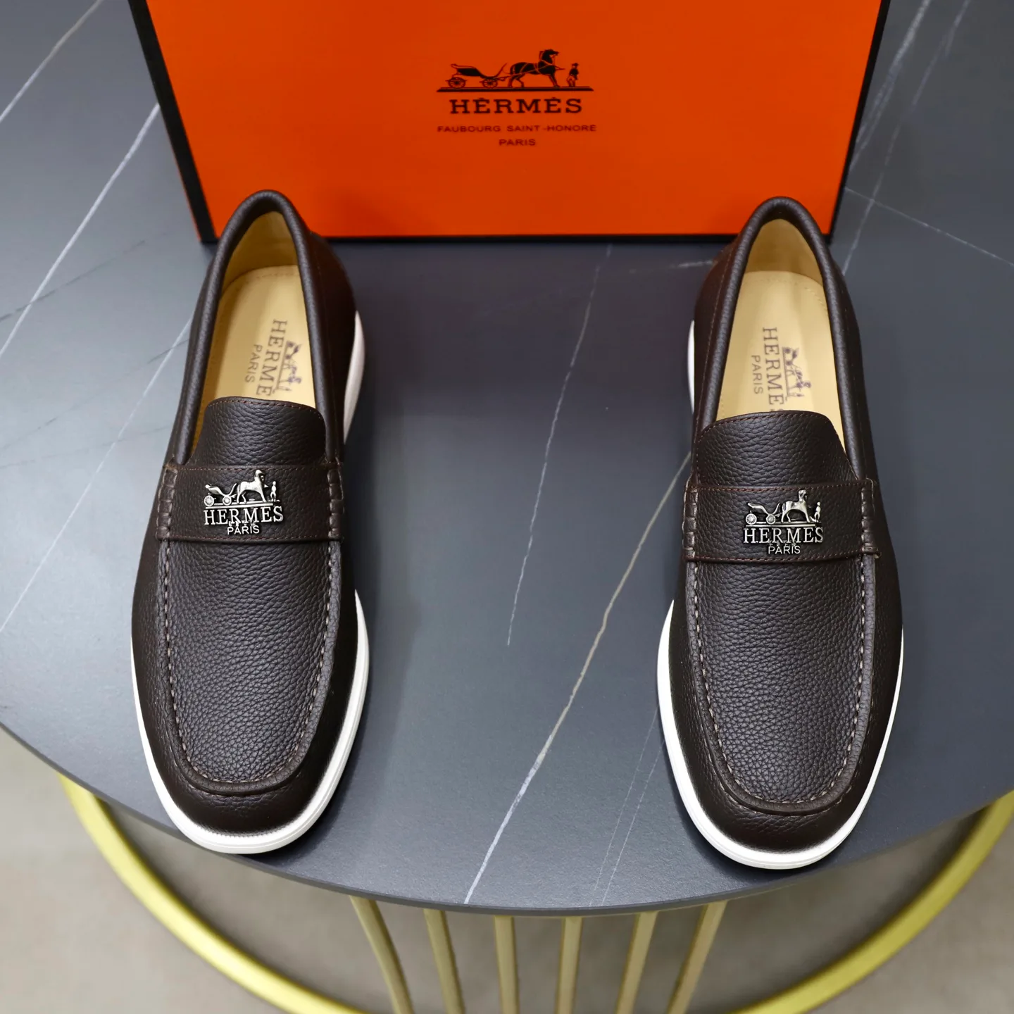 Men's Loafers And Dress Shoes HERMES 17911029