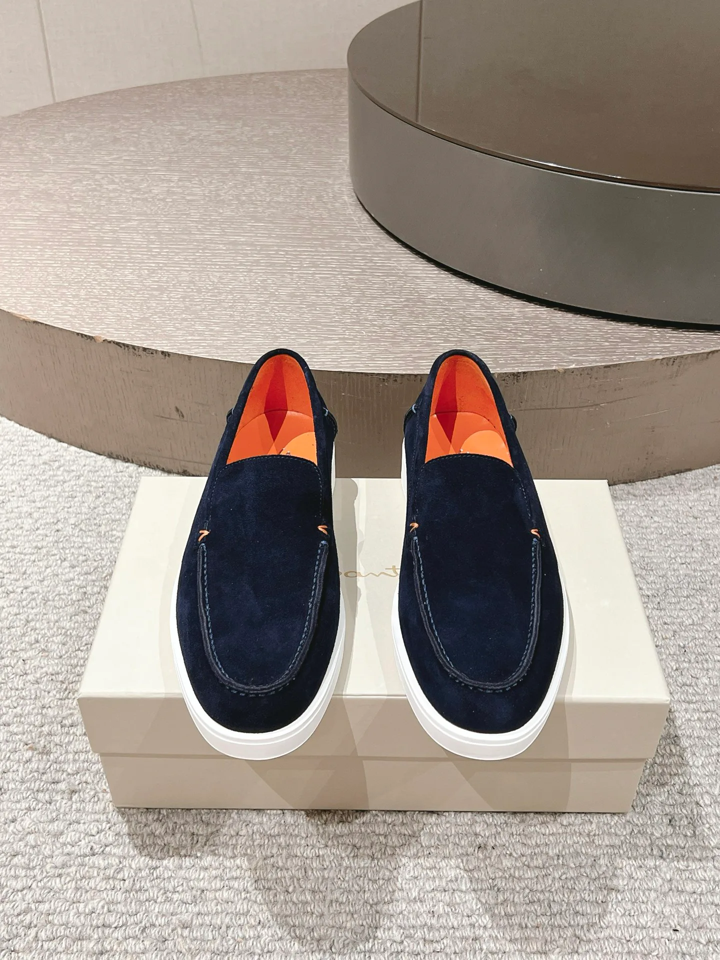 Men's Loafers And Dress Shoes SANTONI 17409245