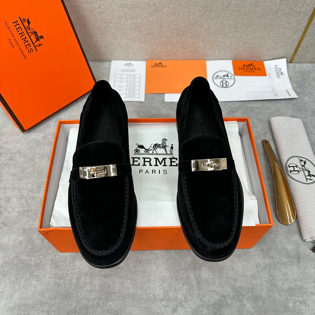 Men's Loafers And Dress Shoes HERMES 18397522