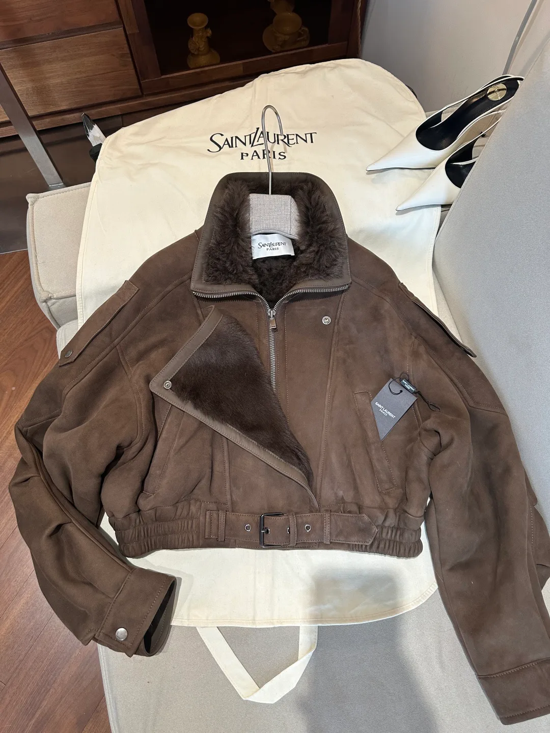 Women's Leather Jackets And Sheepskin Coats SAINT LAURENT 18040652
