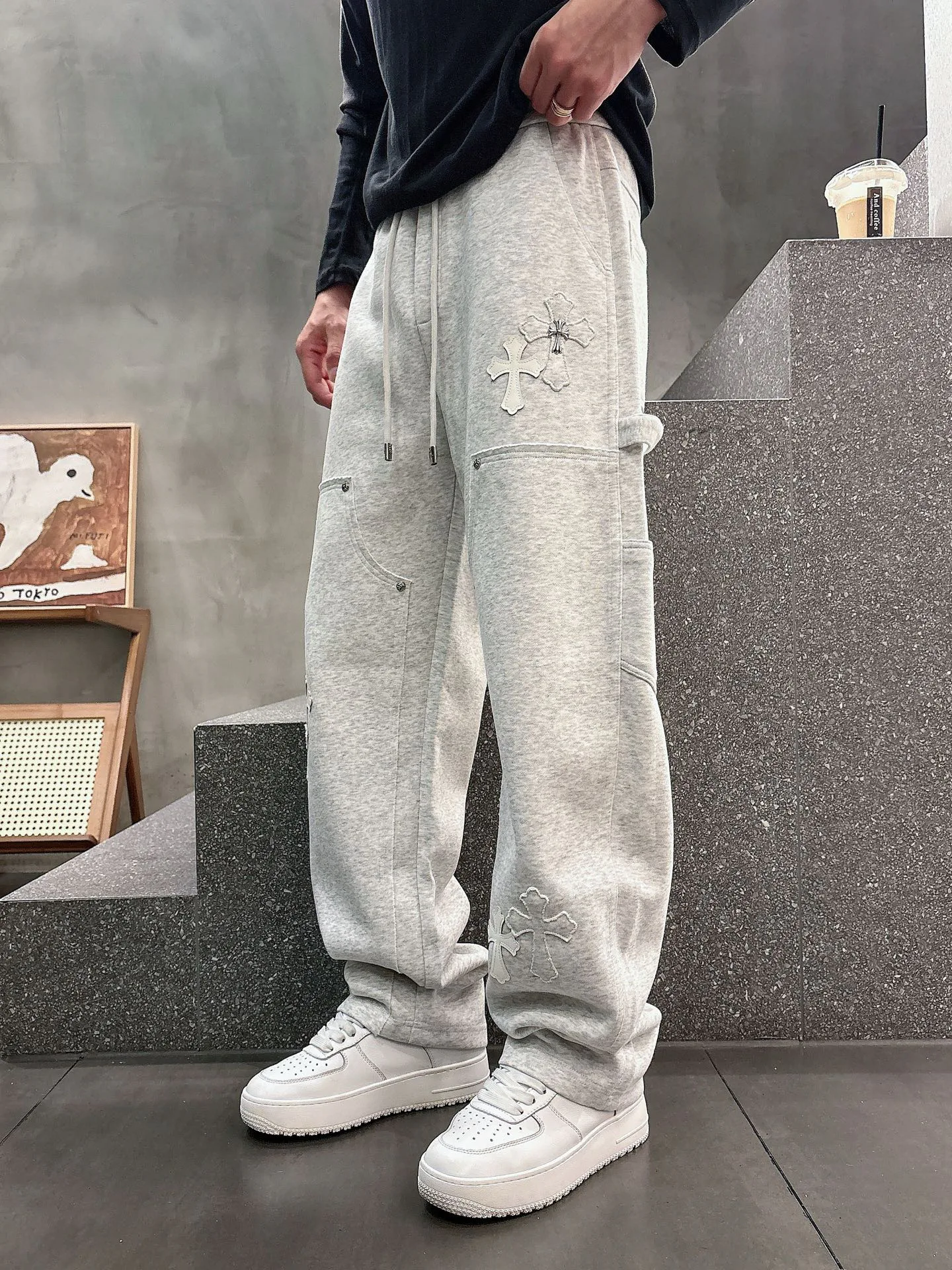 Брюки Мужские Chrome Hearts 18596852