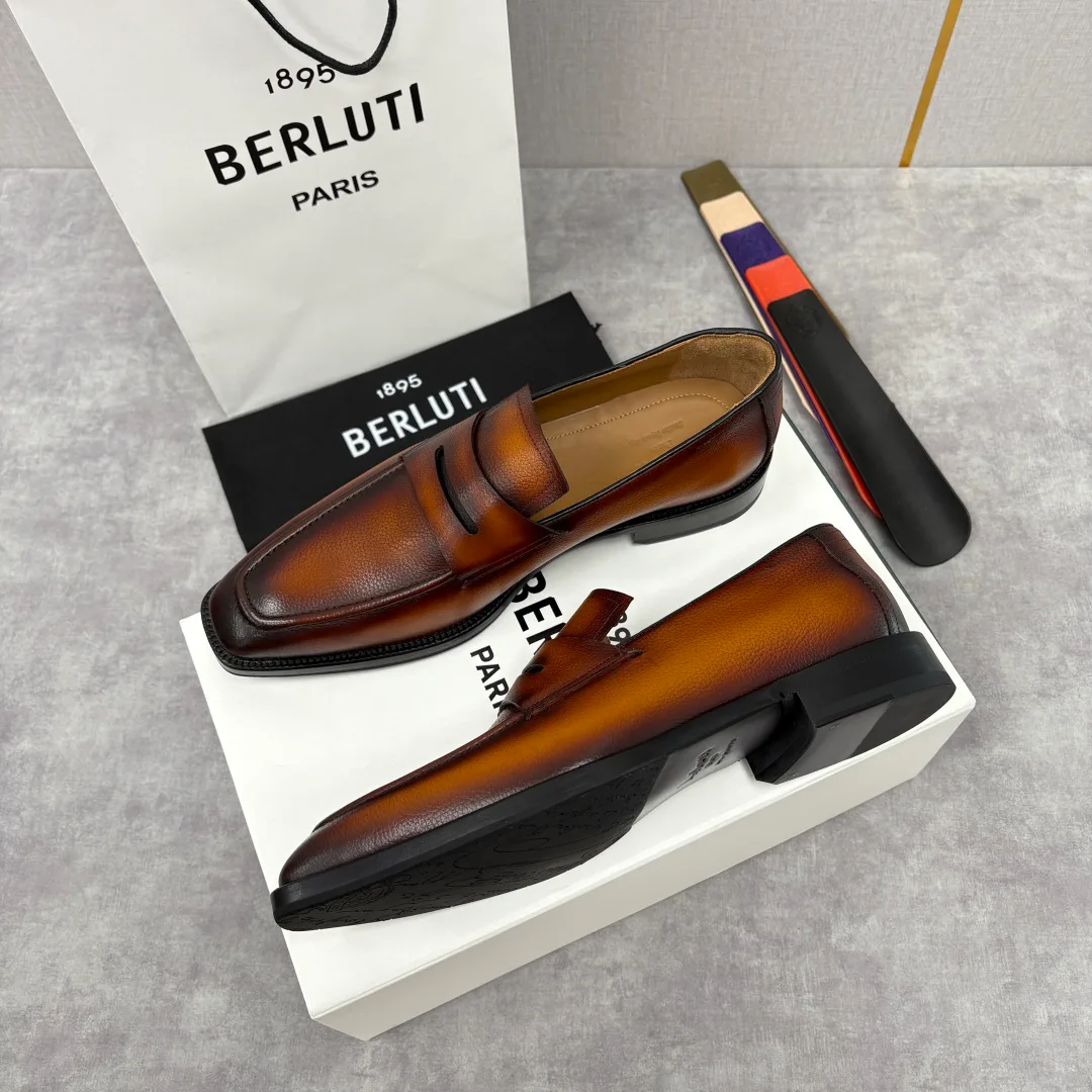 Men's Loafers And Dress Shoes BERLUTI 18117422