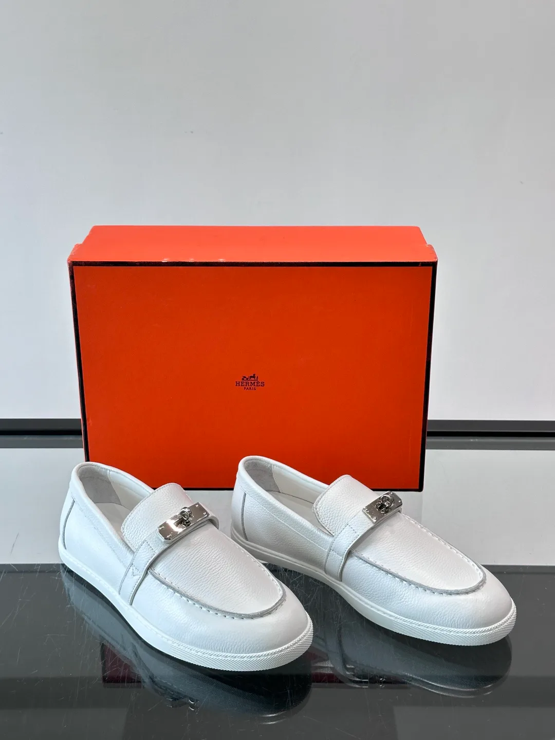 Men's Loafers And Dress Shoes HERMES 17904322