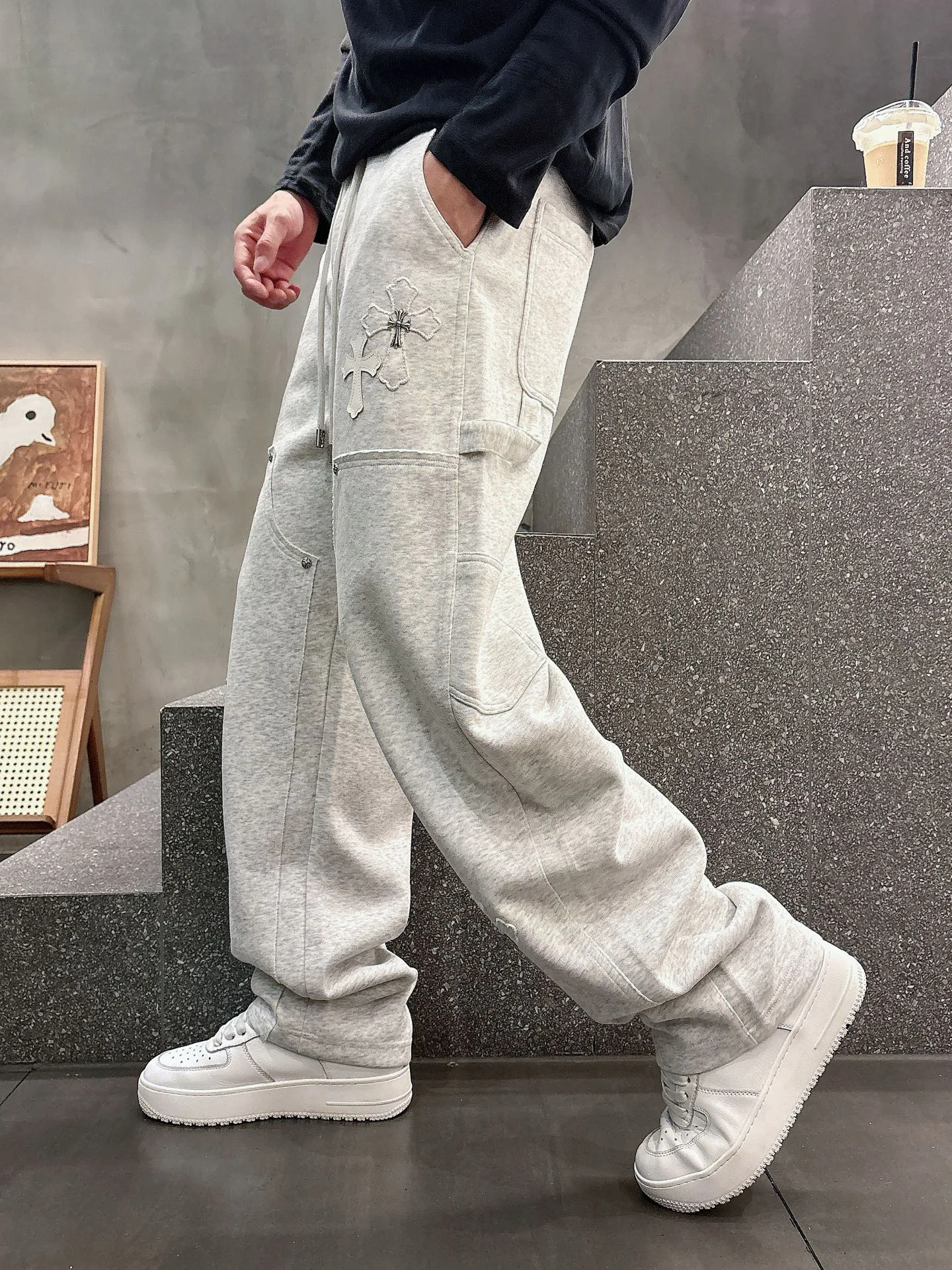 Брюки Мужские Chrome Hearts 18596852