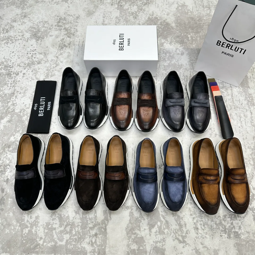 Men's Loafers And Dress Shoes BERLUTI 18000844
