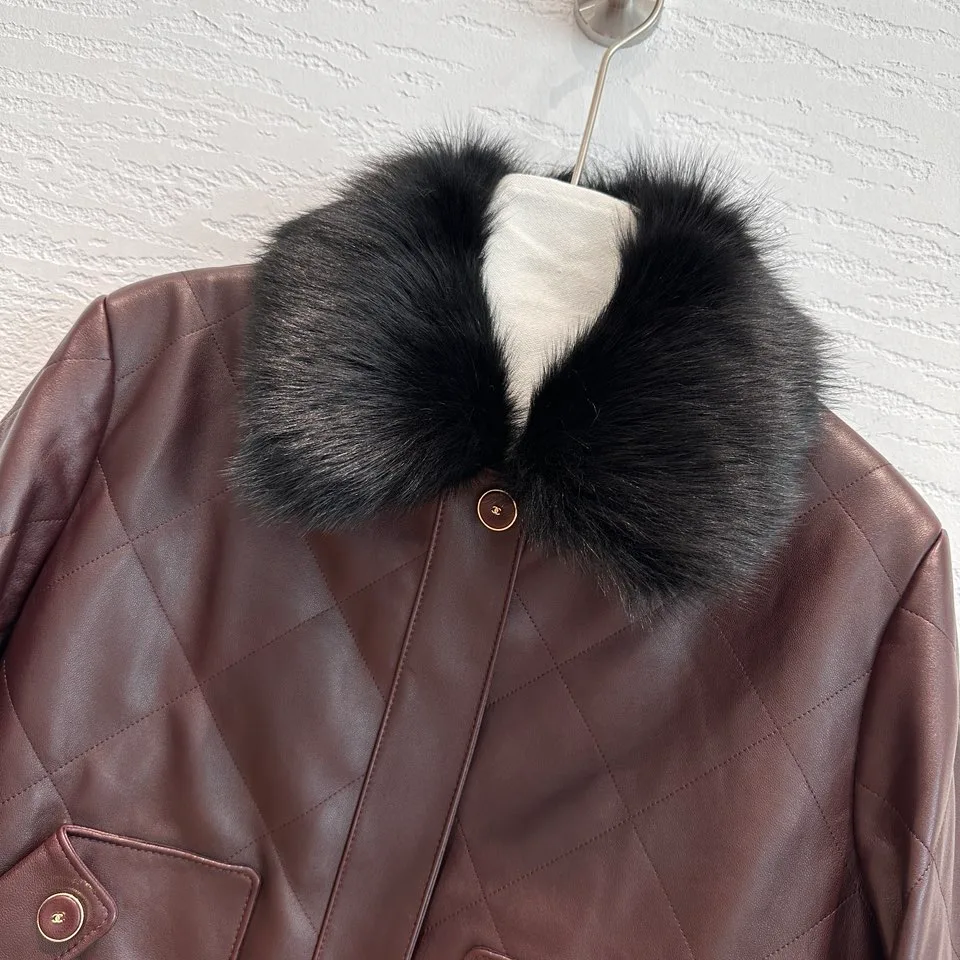 Women's Leather Jackets And Sheepskin Coats CHANEL 18417966